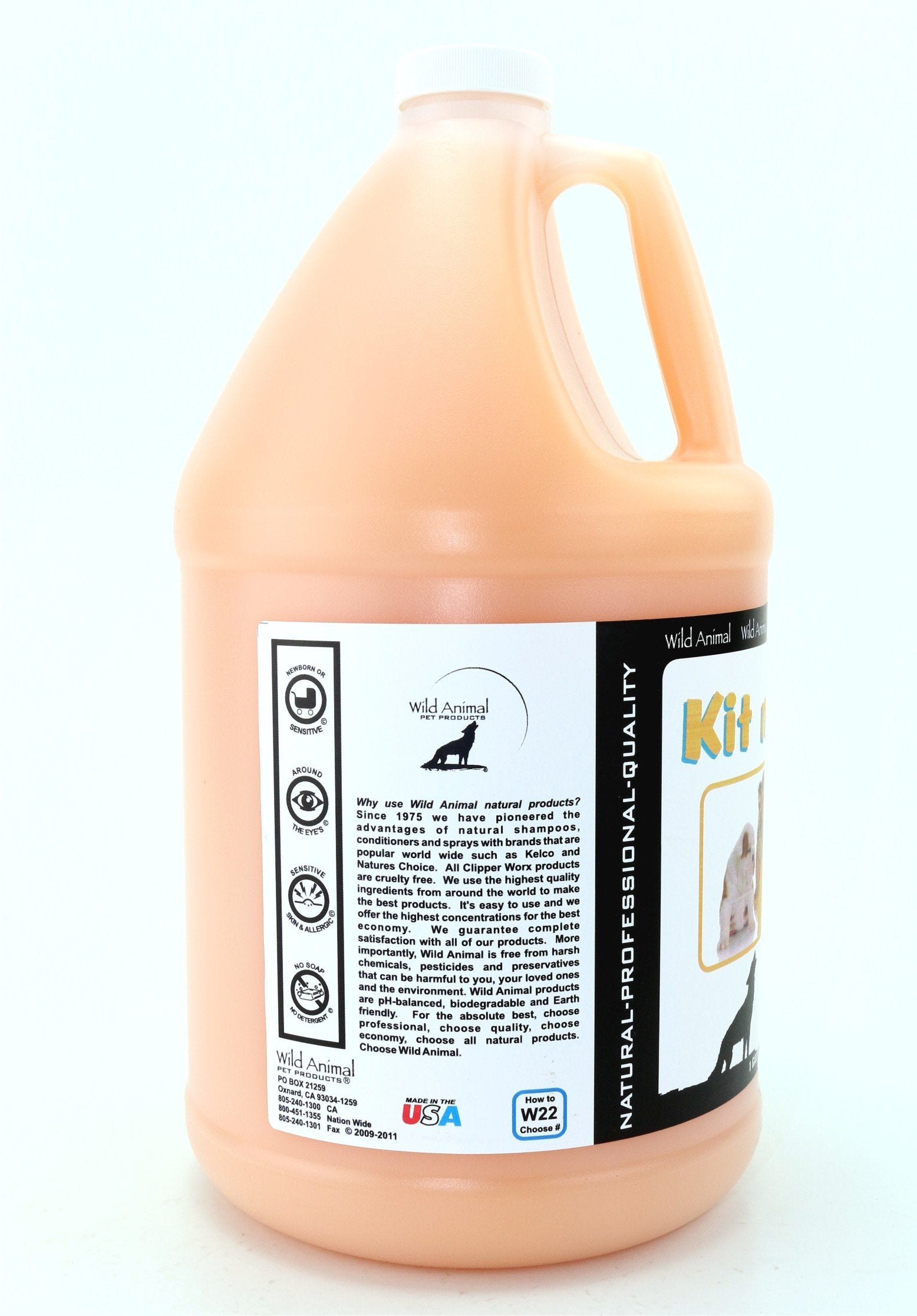 Wild Animal Kit N Pup 50:1 Shampoo Gallon