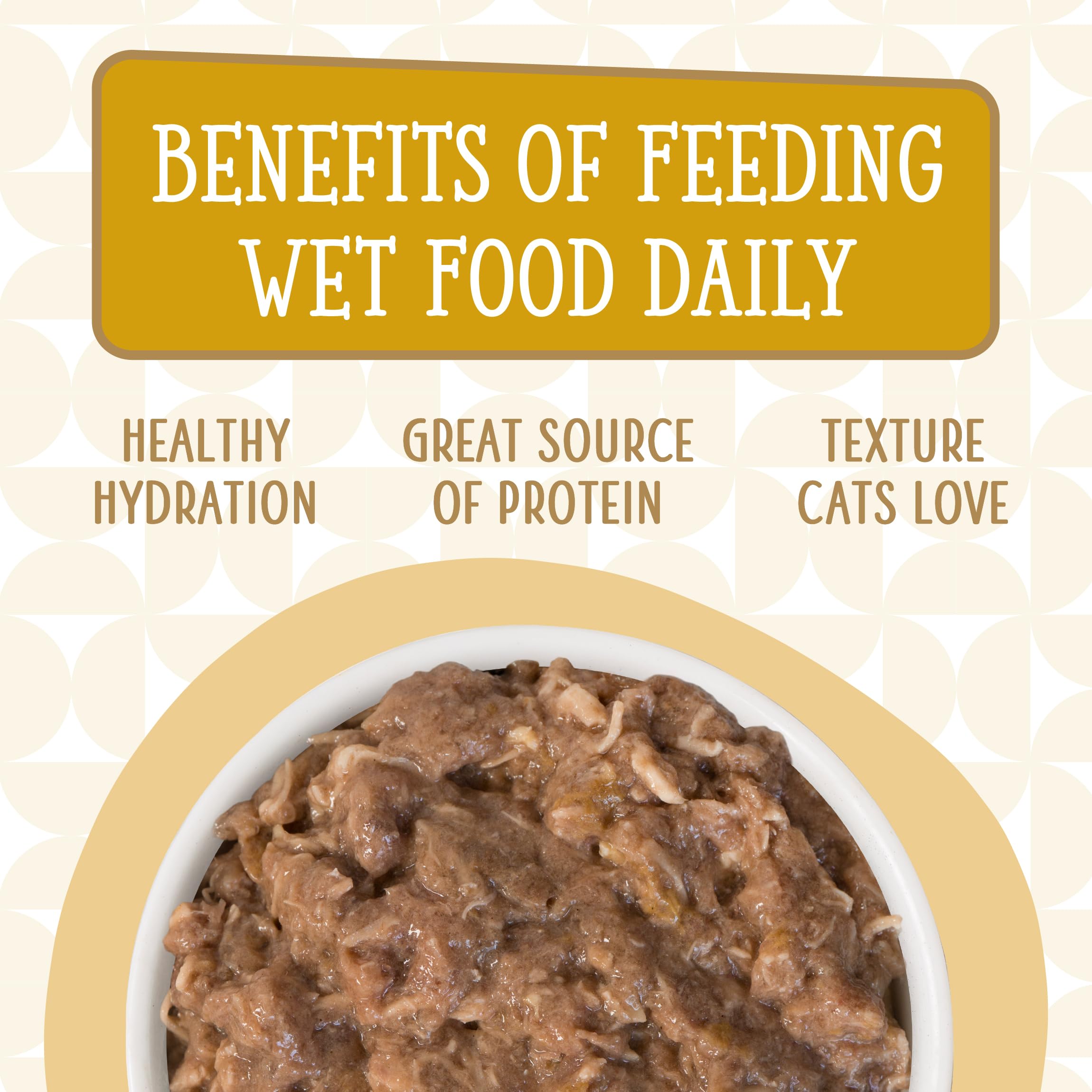Weruva Cats in The Kitchen, Goldie Lox with Chicken & Salmon Au Jus Cat Food, 3.2oz Can (Pack of 24)
