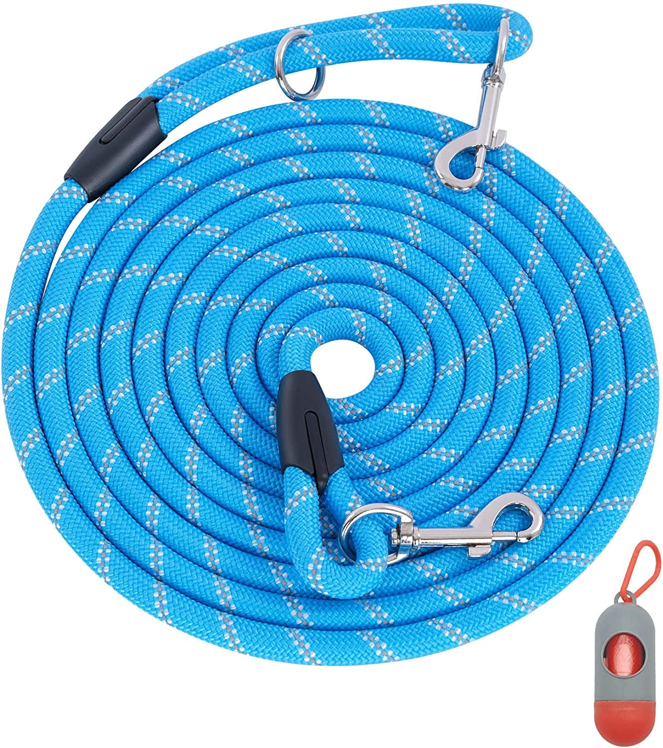 Long Leashes For Dog Training 10Ft 16Ft 30Ft 50Ft 100Ft, Reflective Threads Check Cord Recall Training Agility Dog Lead For Large Medium Small Dogs, Dog Tie-Out Cable For Playing, Camping, Or Backyard