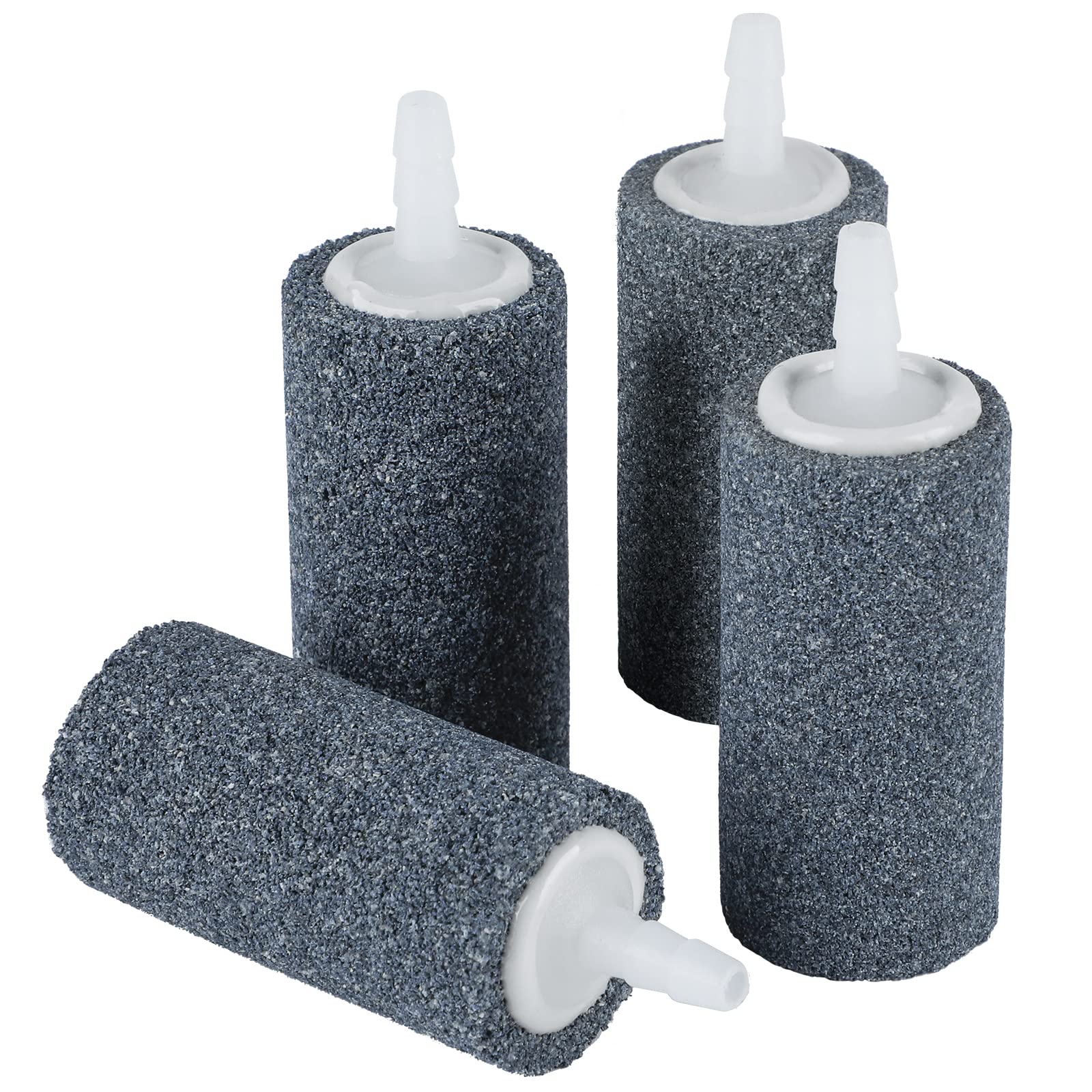Pawfly Aquarium 2 Inch Air Stone, Aerator Stone Bubble Diffuser For Air Pumps Fish Tanks Buckets And Garden Ponds, 4 Pack