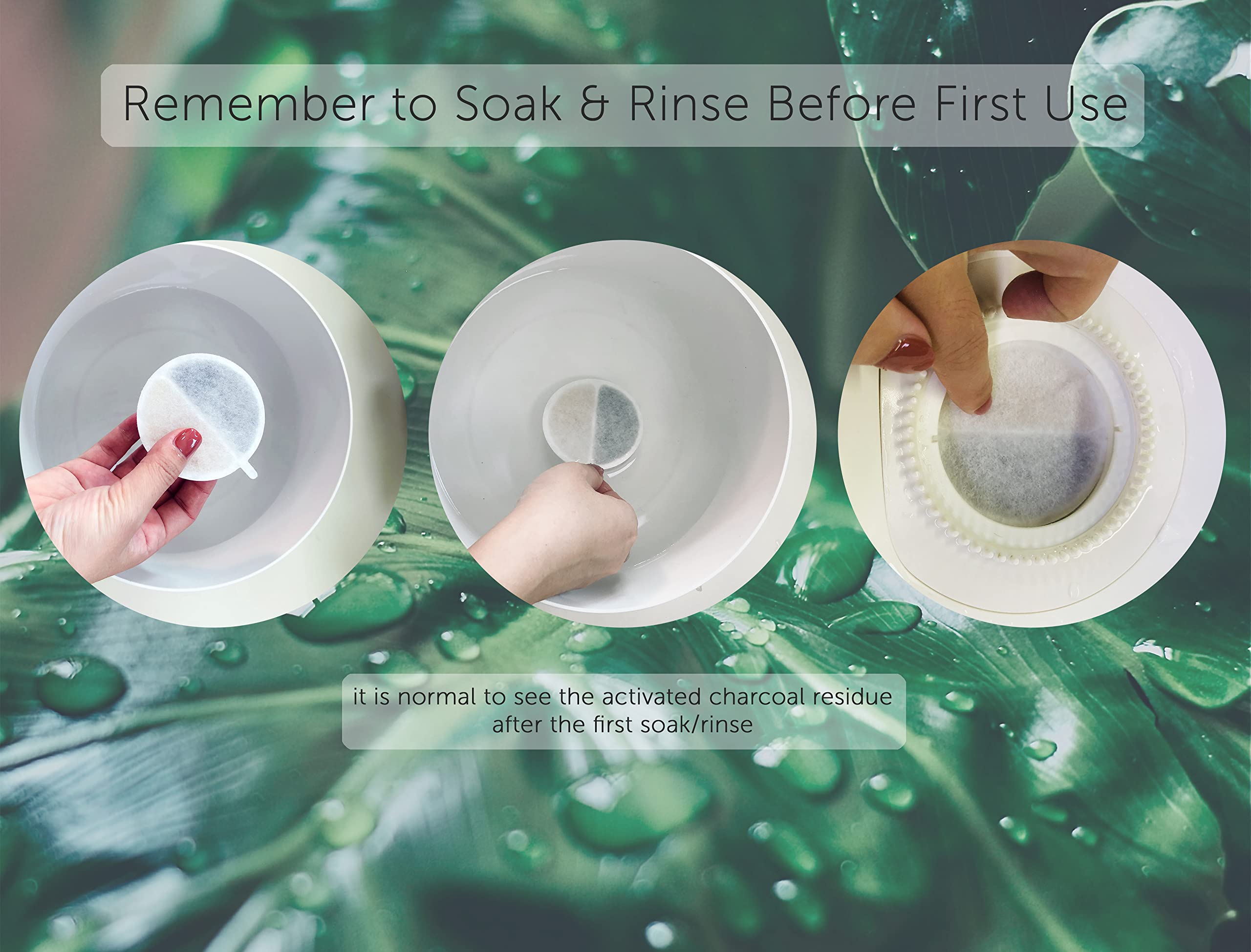 Nugget Drinking Fountain Replacement Filters (3 Pack) | Activated Charcoal And Ion Exchange Resin For Water Filtration