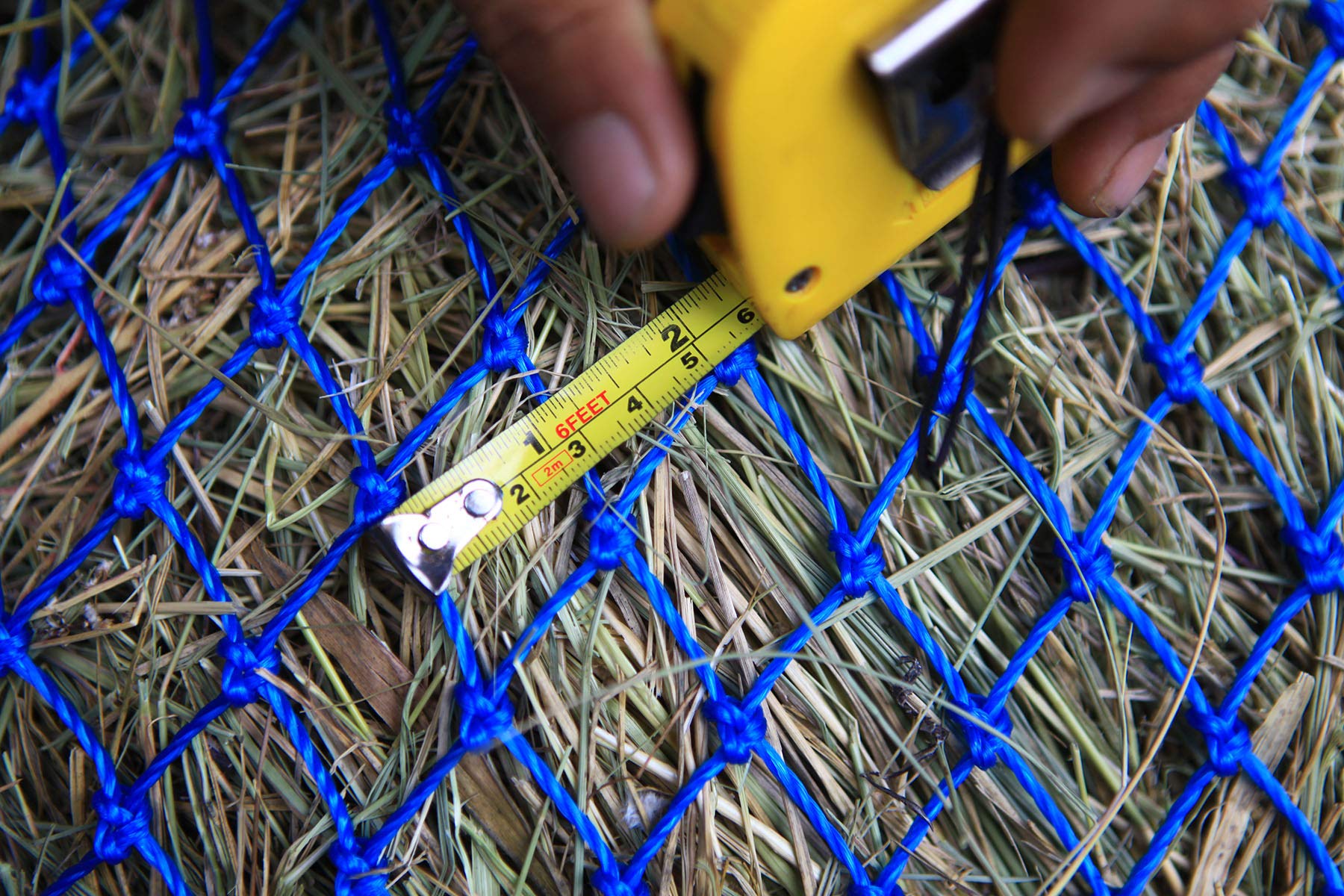 T Teke Ultra Slow Hay Feeder Hay Nets, 39' Length With 1'±1/4“ Feeding Holes, Horse Supplies Hay Bags For Horses, Goats, With An Extra Spared Cord