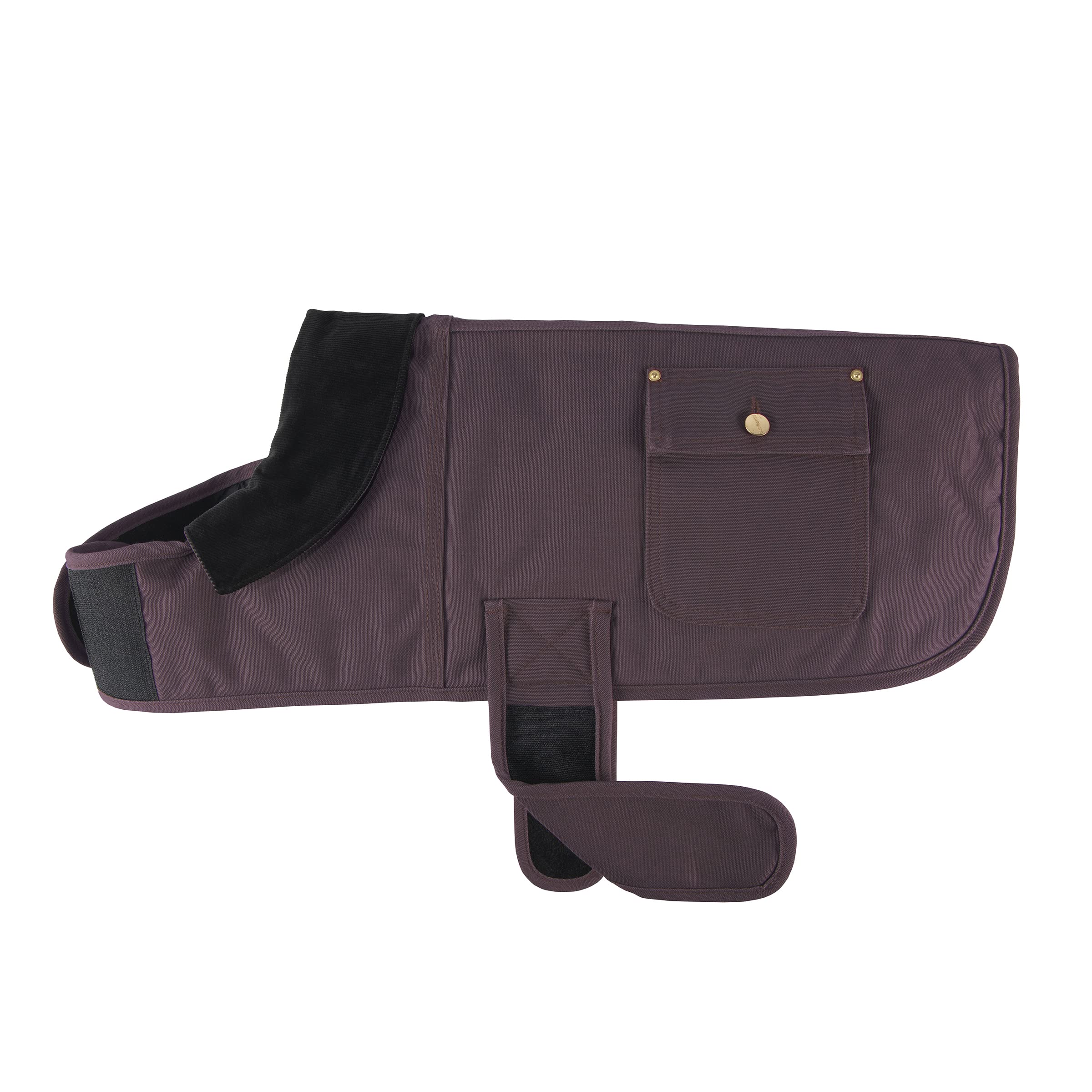 Carhartt Firm Duck Insulated Dog Chore Coat, Durable Weather Resistant Jacket For Cold And Windy Conditions, Contains Pfas (Deep Wine), Medium