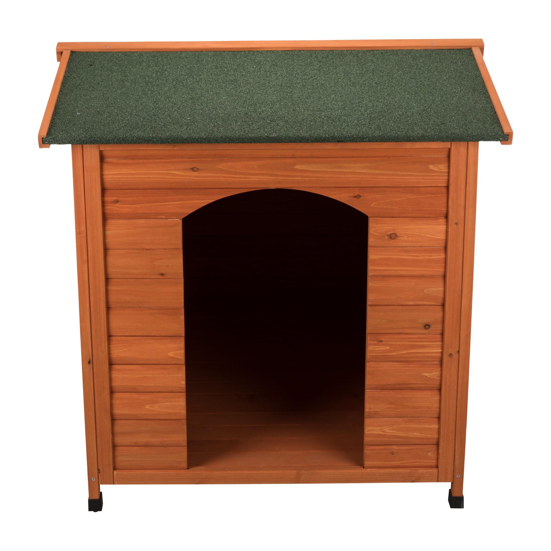TRIXIE XXL Natura Classic Outdoor Dog House, Weatherproof Finish, Elevated Floor, Brown