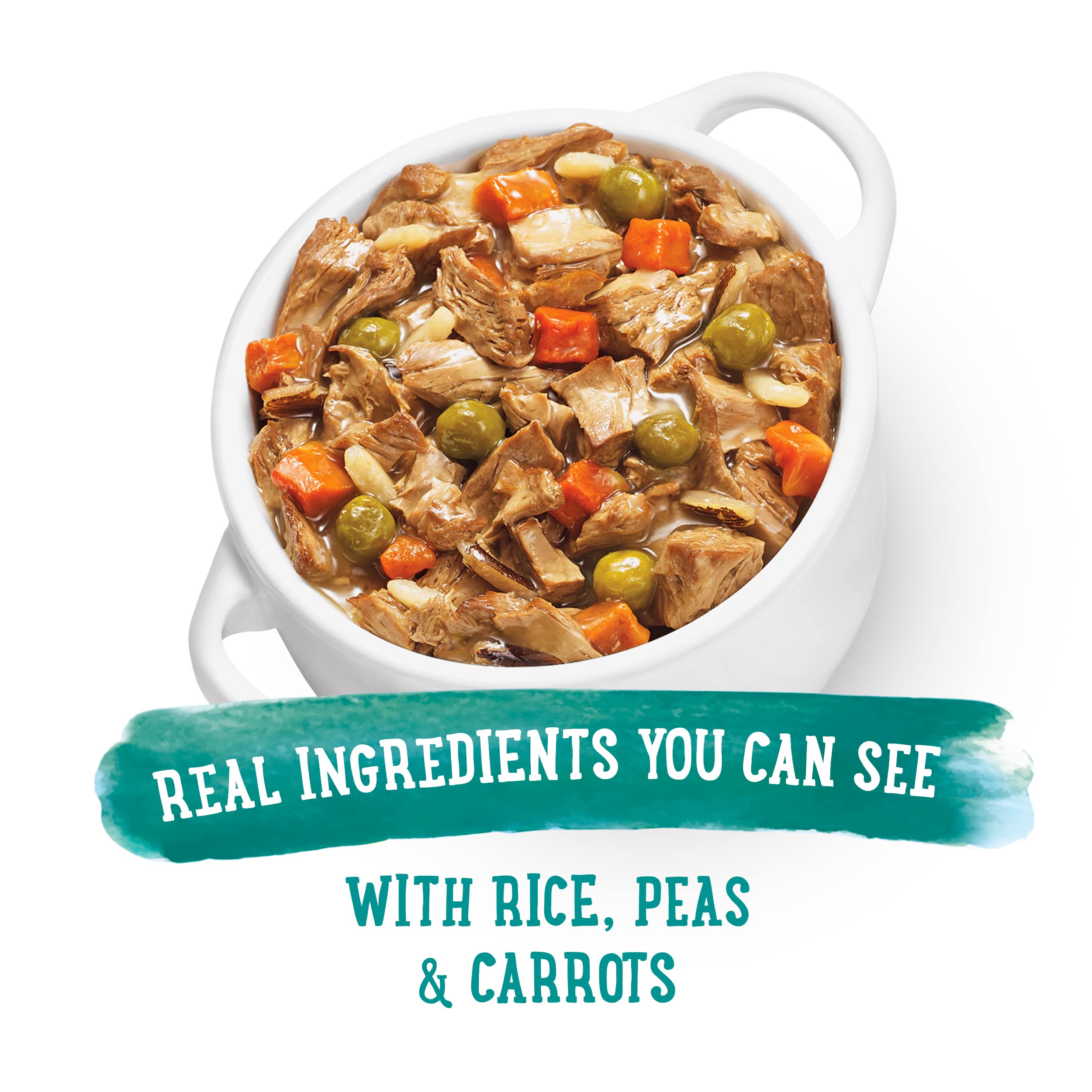 Purina Beneful Prepared Meals Lamb & Rice Stew - (8) 10 oz. Tubs