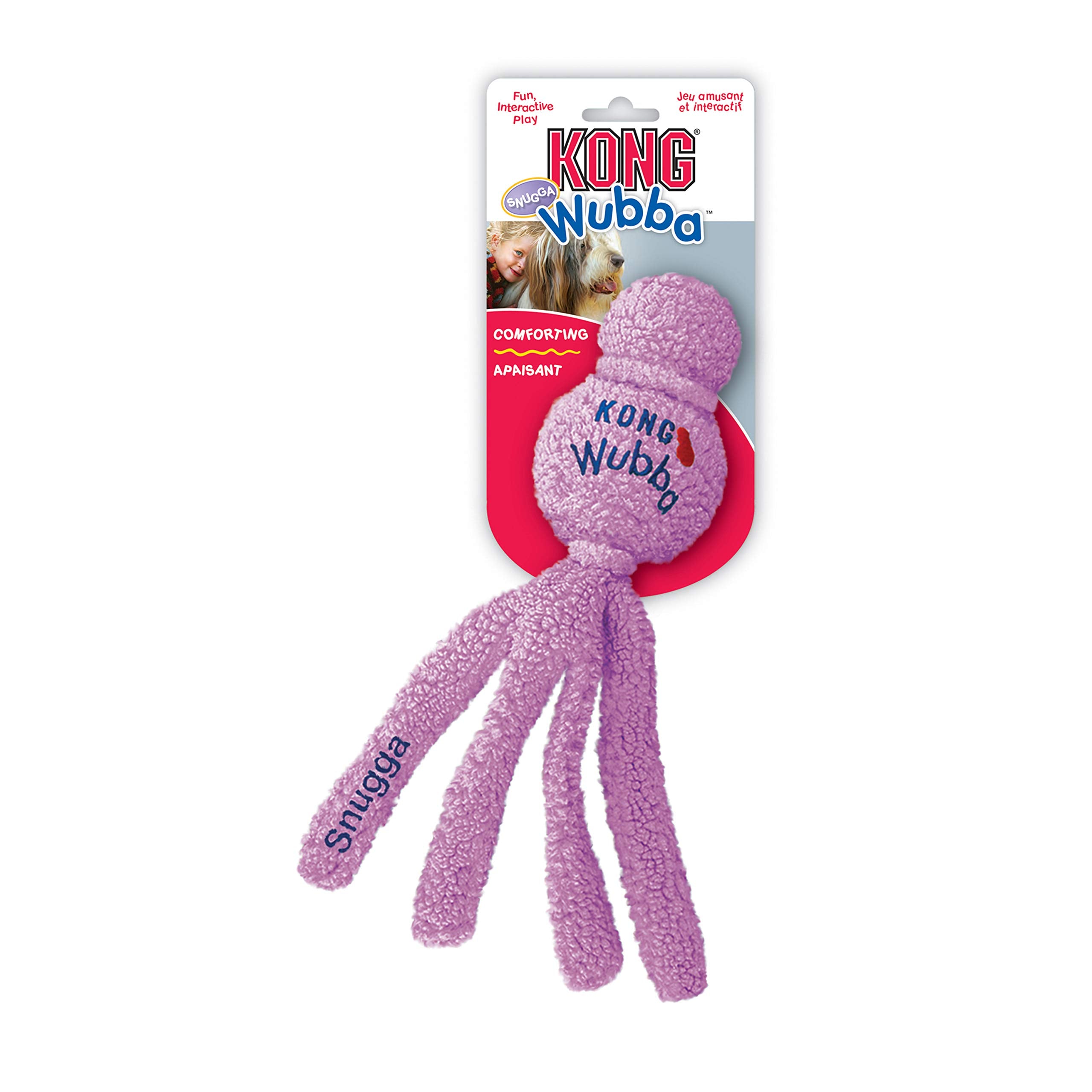 Kong Snugga Wubba Dog Toy, Large, Colors Vary