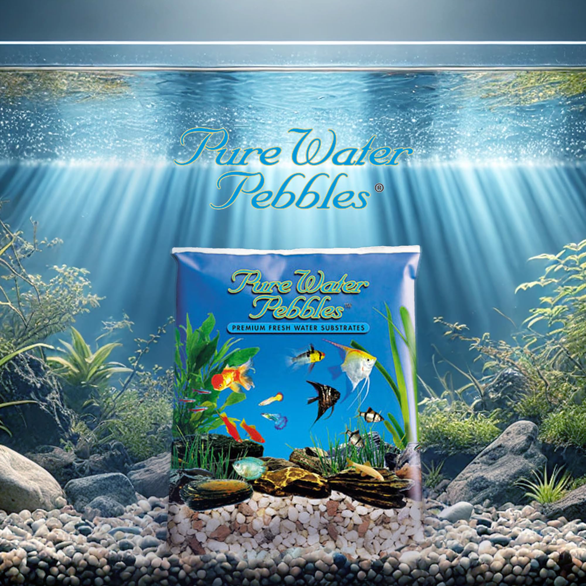 Worldwide Imports Aww30201 Natural Gravel, 25-Pound, Variety Custom Blend,