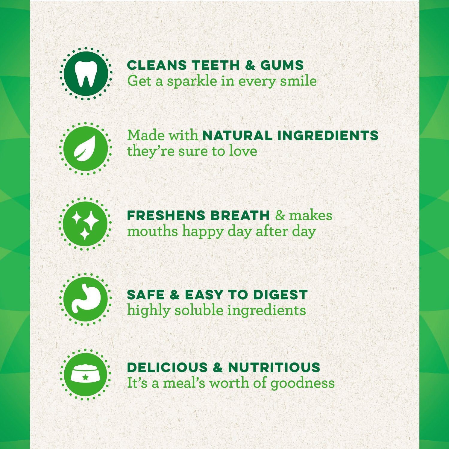 GREENIES Original Large Dog Dental Chews - 12 Ounces 8 Treats