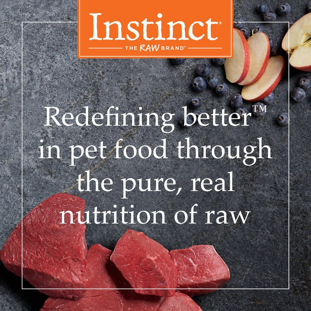 Instinct Raw Boost Grain Free Recipe with Real Beef Natural Dry Dog Food, 10 lb. Bag