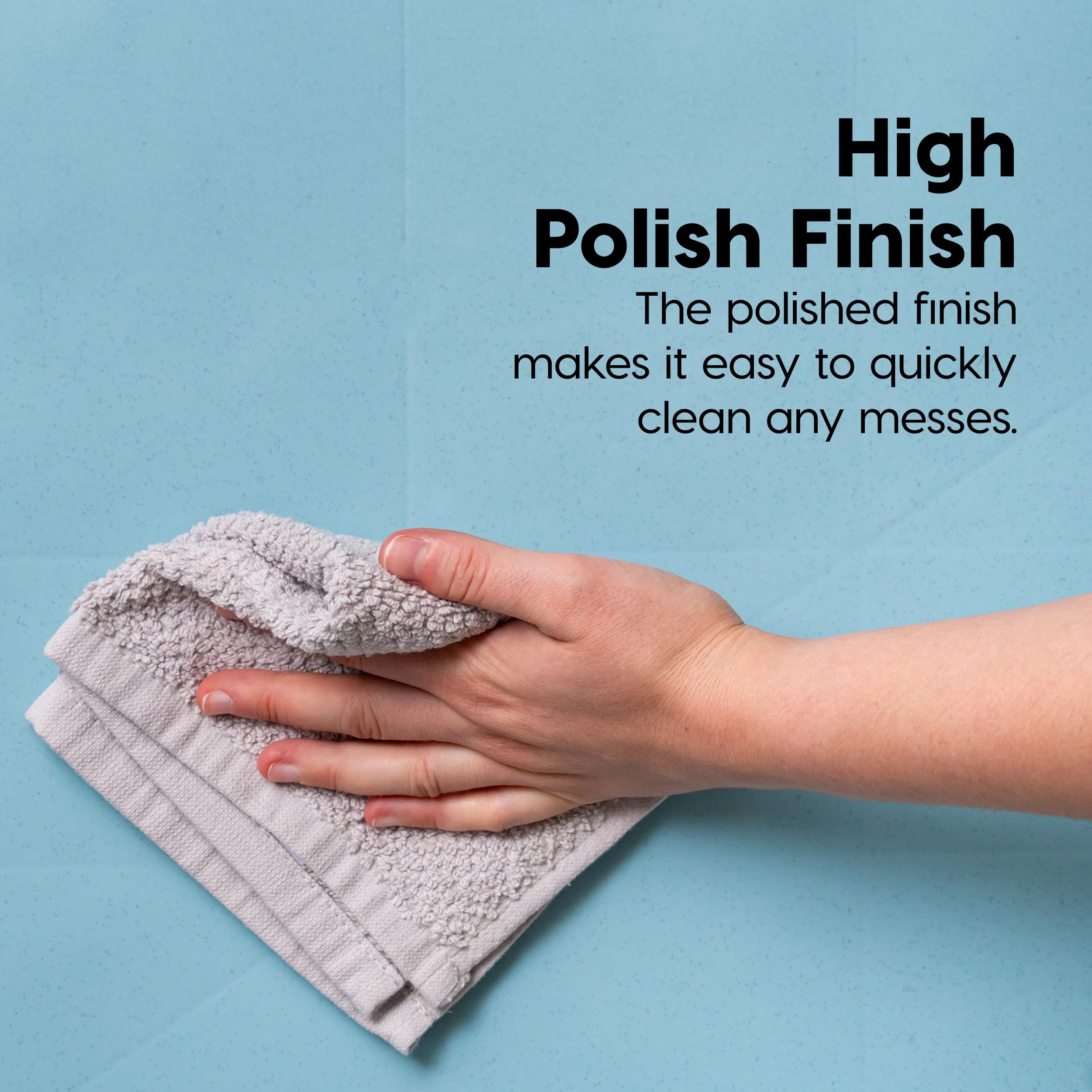 IRIS USA XL Pee Pad Holder - Foldable, Non-Skid Rubber Feet, Blue, Model 301565, Fits 23"x35" Pad or Larger