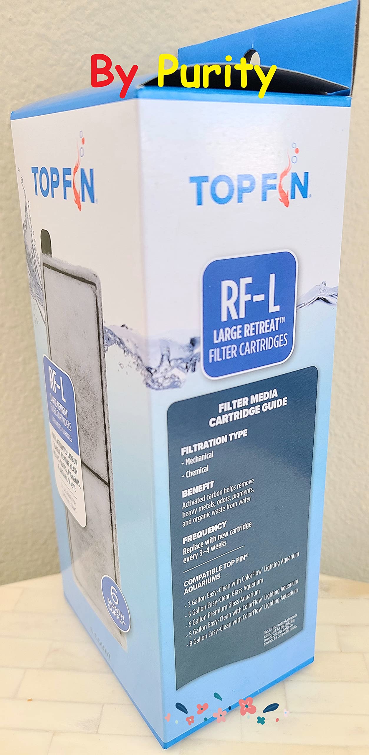 Top Fin Retreat Filter Large, Rf-L (6 Count)