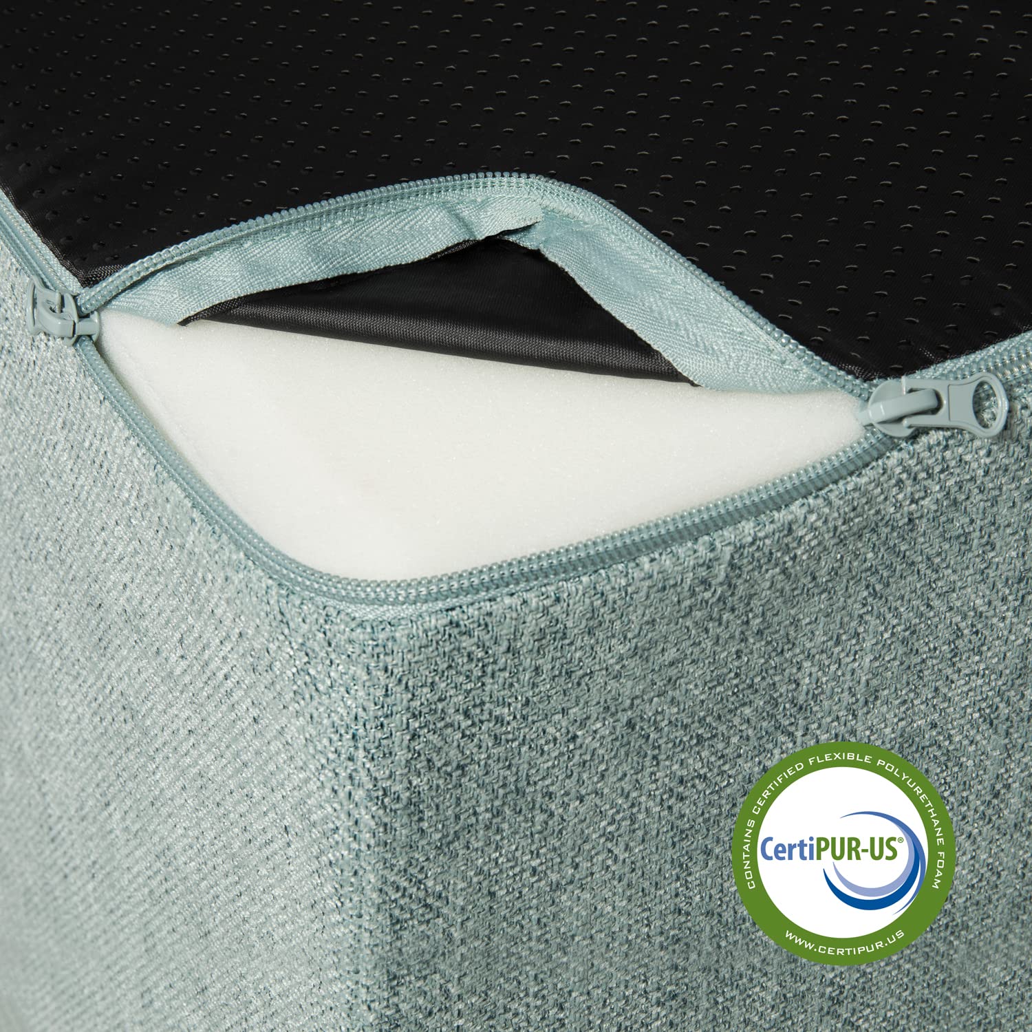 Best Pet Supplies Dog Stairs For Small Dogs & Cats, Foam Pet Steps Portable Ramp For Couch Sofa And High Bed Non-Slip Balanced Indoor Step Support, Paw Safe No Assembly - Pale Teal, 4-Step