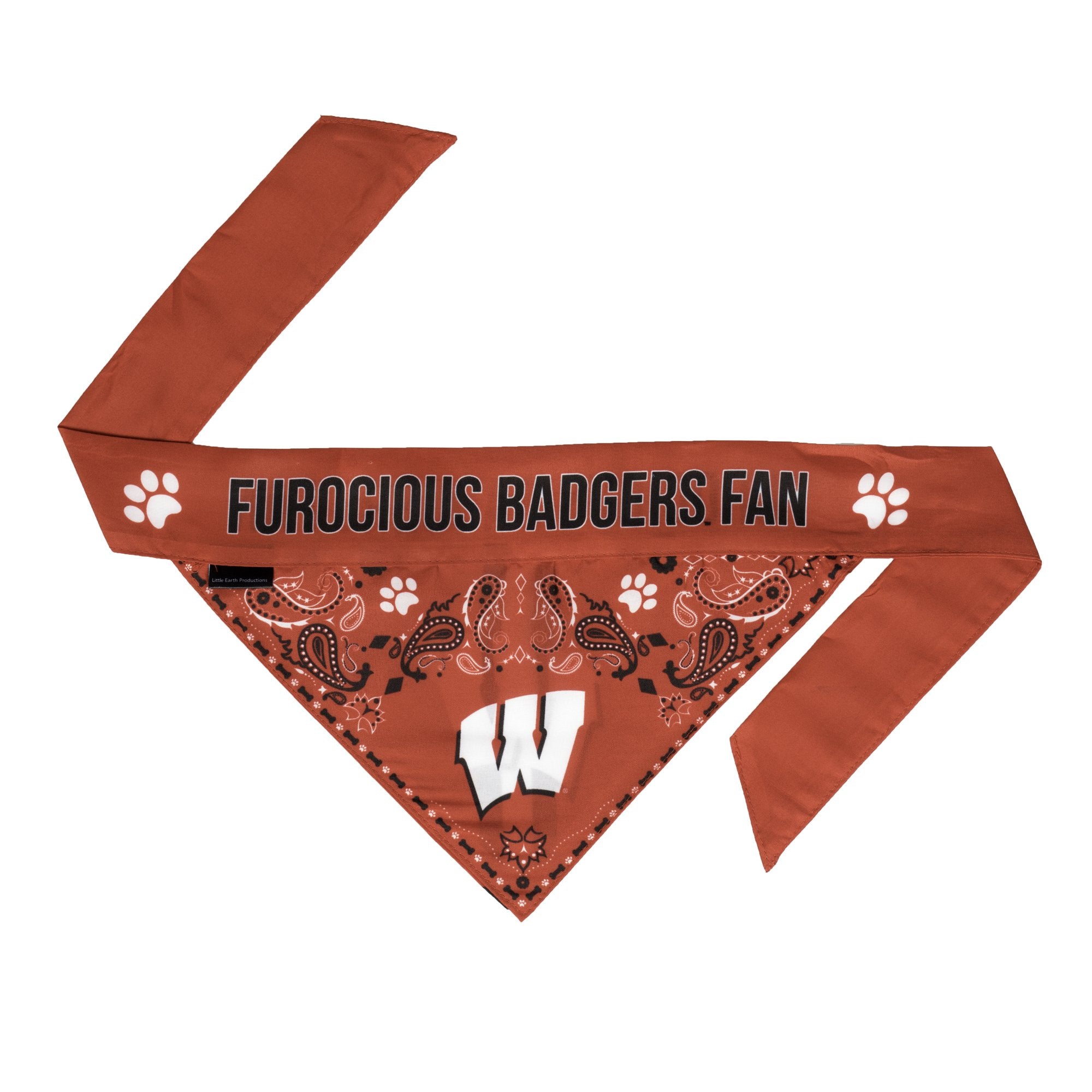 Wisconsin Badgers Pet Bandanna Size XL - Special Order
