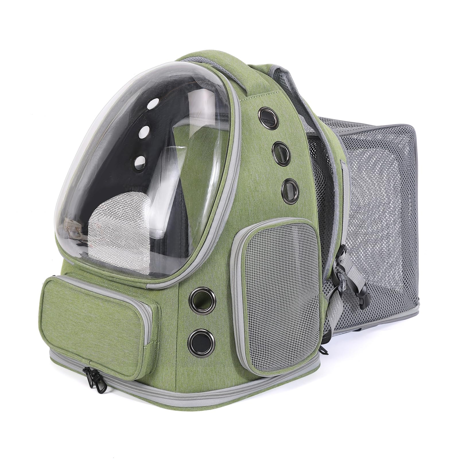 Gixdix Cat Backpack Carrier For Large Cats, Expandable Cat Bubble Backpack, Dog Carriers For Small Medium Dogs, Airline Approved