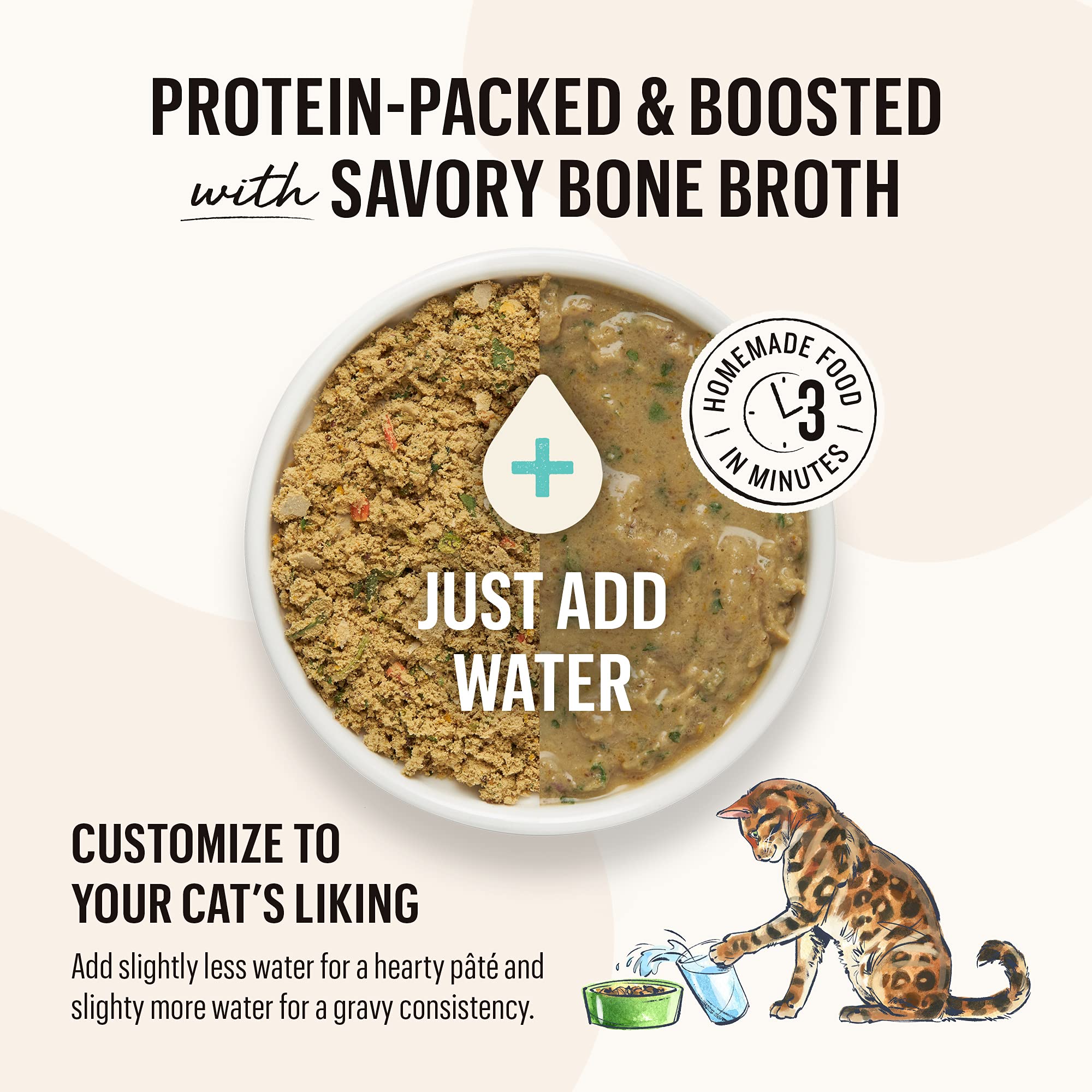 The Honest Kitchen Dehydrated Grain Free Chicken & Fish Cat Food, 2 lb Box