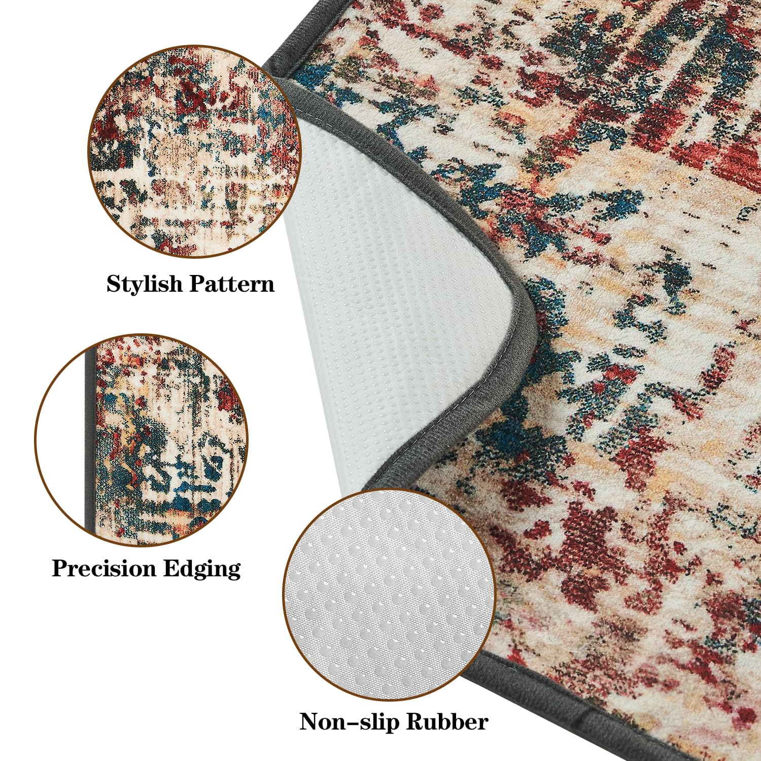 Qeils Washable Pee Pads For Dogs, 2 Pack Reusable 18''X24'' Super Absorbent Leakproof Training Pads, Non-Slip Potty For Floor, C