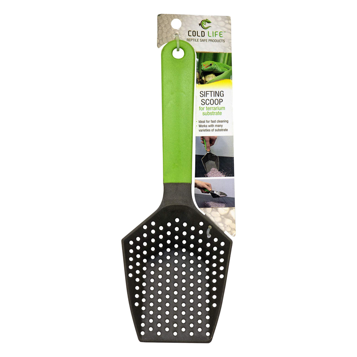 Cold Life Easy To Clean Sifting Litter Scoop Shovel For Small Pets Or Reptile Terrarium Sand Waste