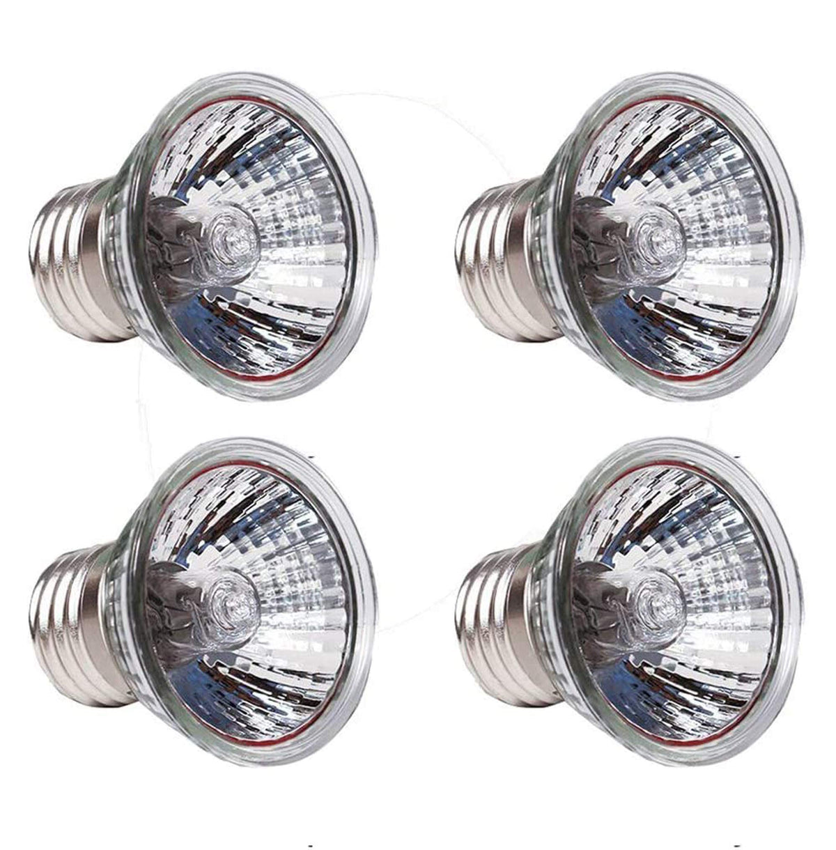 Ctkcom 25W Uva+Uvb Reptile Bulbs(4 Pack)- 110V Lizard Lamp Heating Lamp Spot Lamp For Turtle Aquarium Aquatic Reptile Lizard Habitat Heat Light