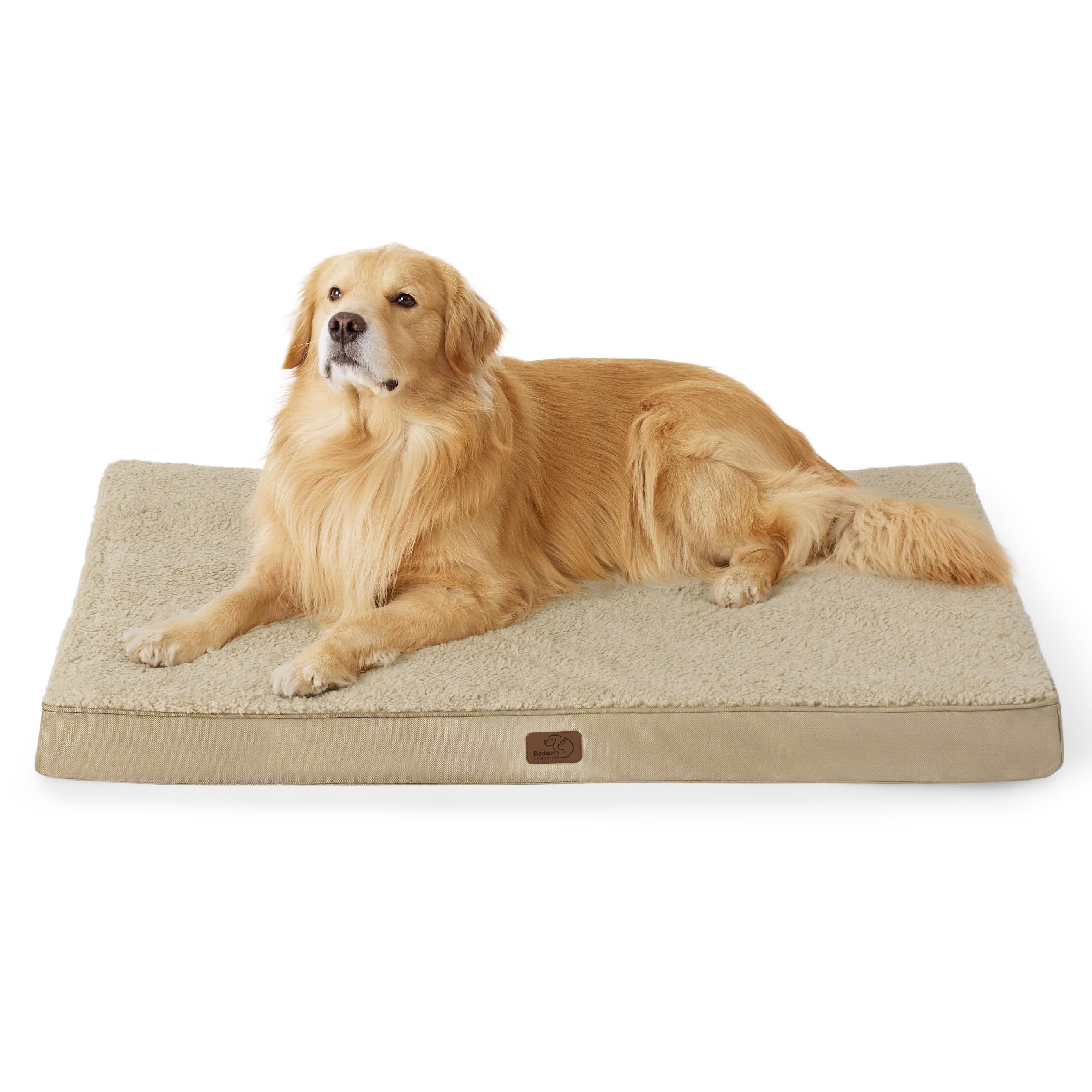 Bedsure Dog Beds Large Sized Dog - Extra-Large Orthopedic Waterproof Puppy Bed With Removable Washable Cover, Egg Crate Foam Pet