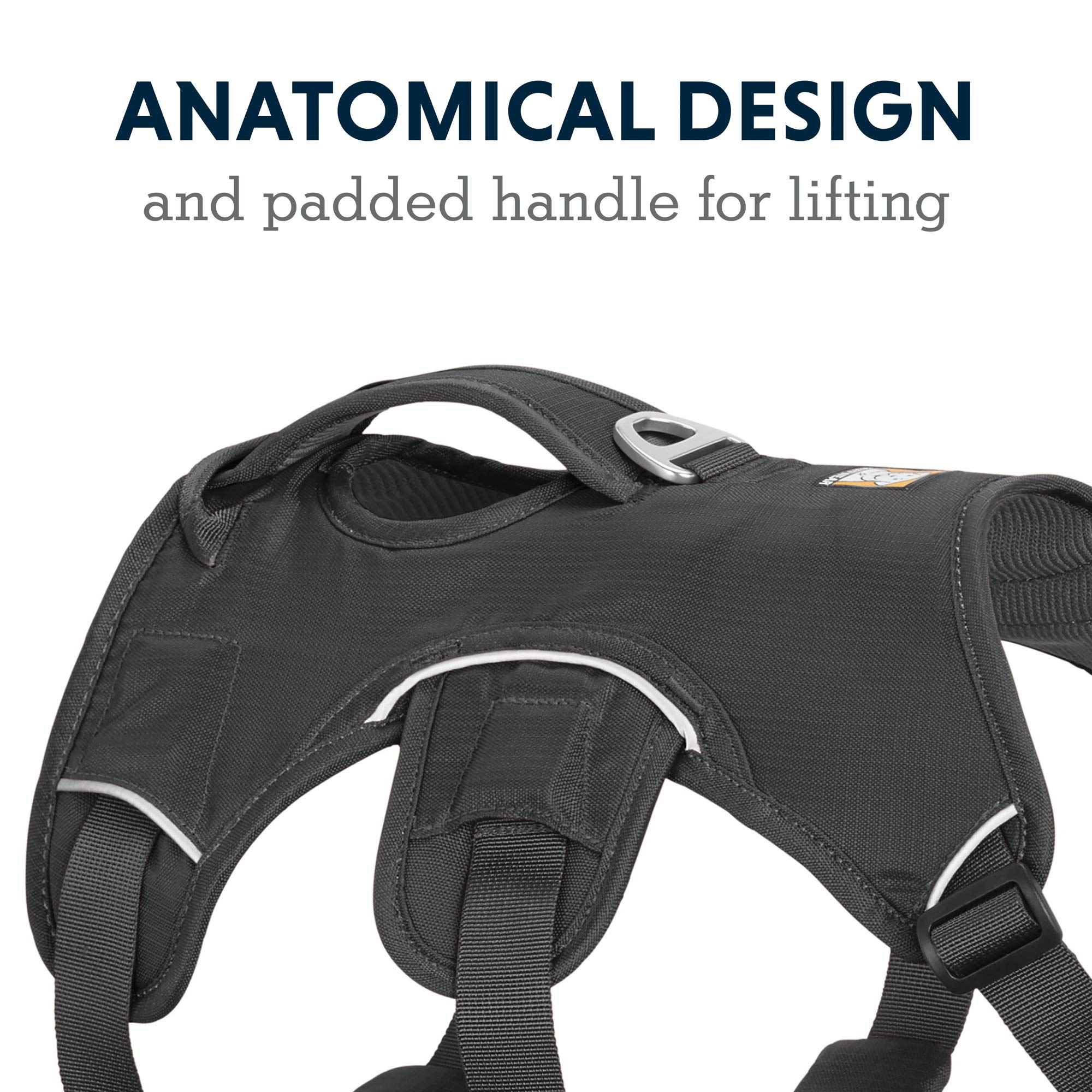 Ruffwear, Web Master, Multi-Use Support Dog Harness, Hiking And Trail Running, Service And Working, Everyday Wear, Twilight Gray