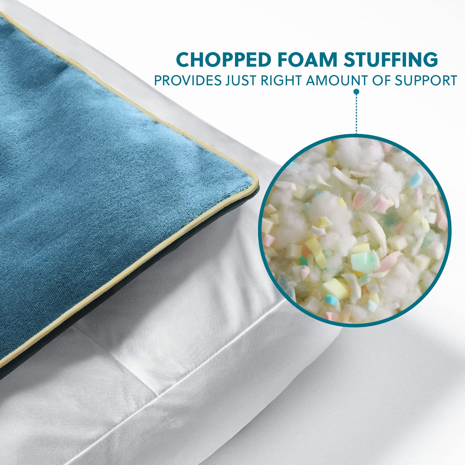 Bedsure Waterproof Dog Bed For Medium Dogs - 4 Inch Thicken Up To 45Lbs Pet Mat Pillows With Removable Washable Cover, Blue