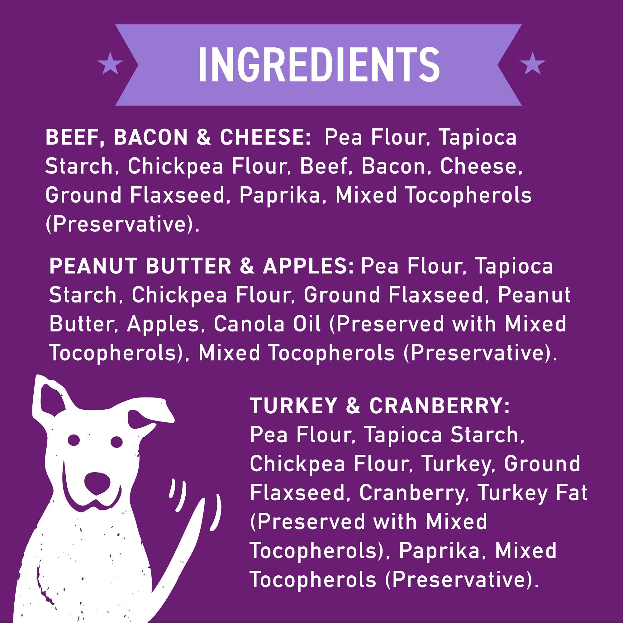 Cloud Star Wag More Bark Less - Dog Treats - Crunchy Biscuits - Grain Free Assorted Flavors - 14 oz Box
