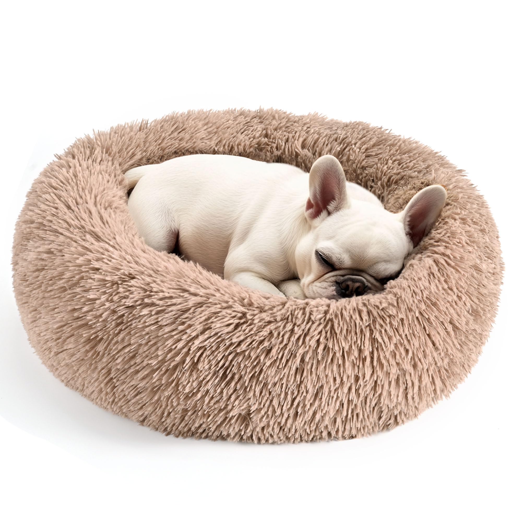 Dog Beds Large Sized Dog And Cats, 32In Pet Beds For Large Pet, Washable Indestructible Extra Large (Camel)
