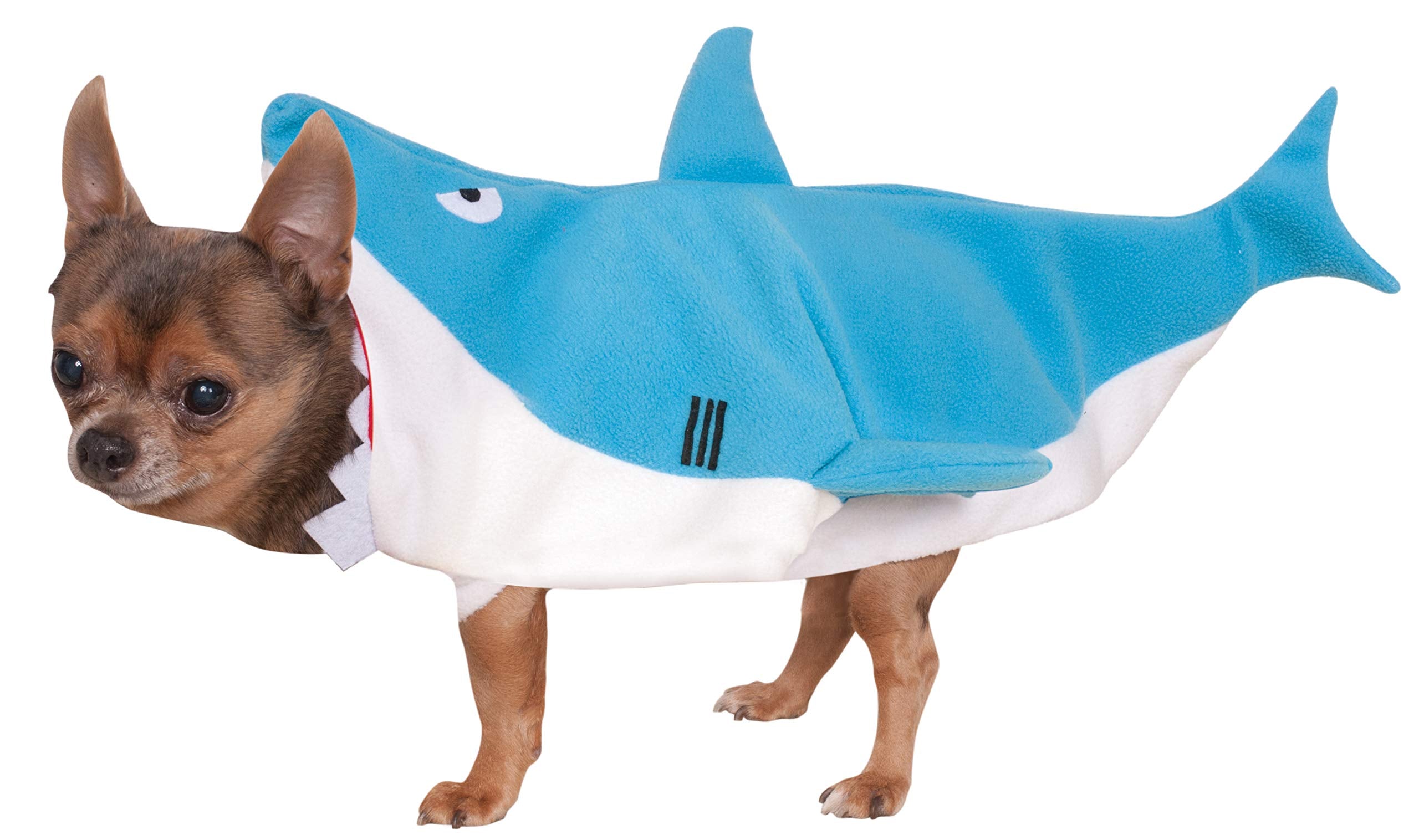 Rubie's Shark Pet Costume - Medium Plush Outfit for Dogs - As Shown, Model 580080 M