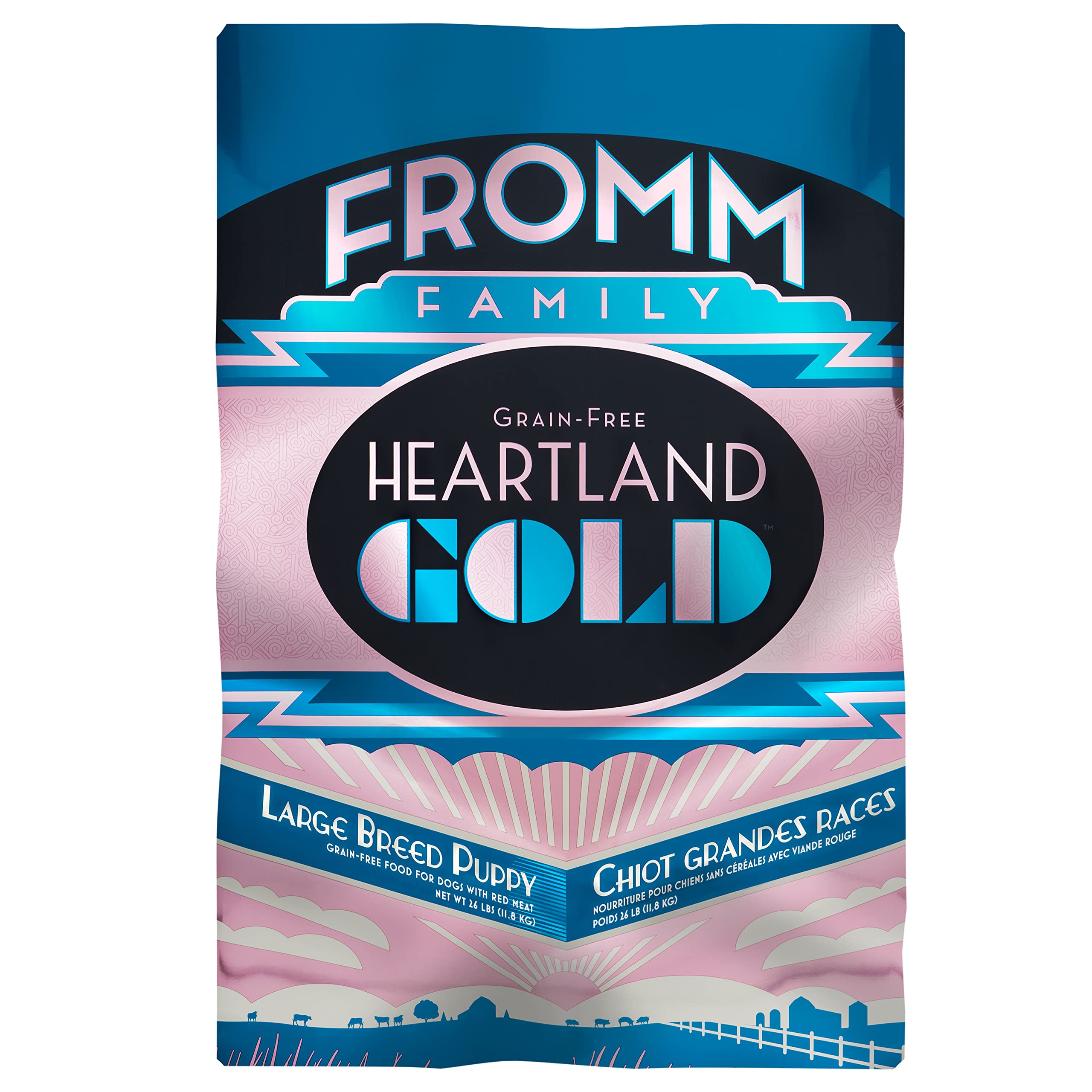 Fromm Heartland Gold Large Breed Puppy Dry Dog Food - Dry Puppy Food for Large & Giant Breeds - Beef Recipe - 26 lb