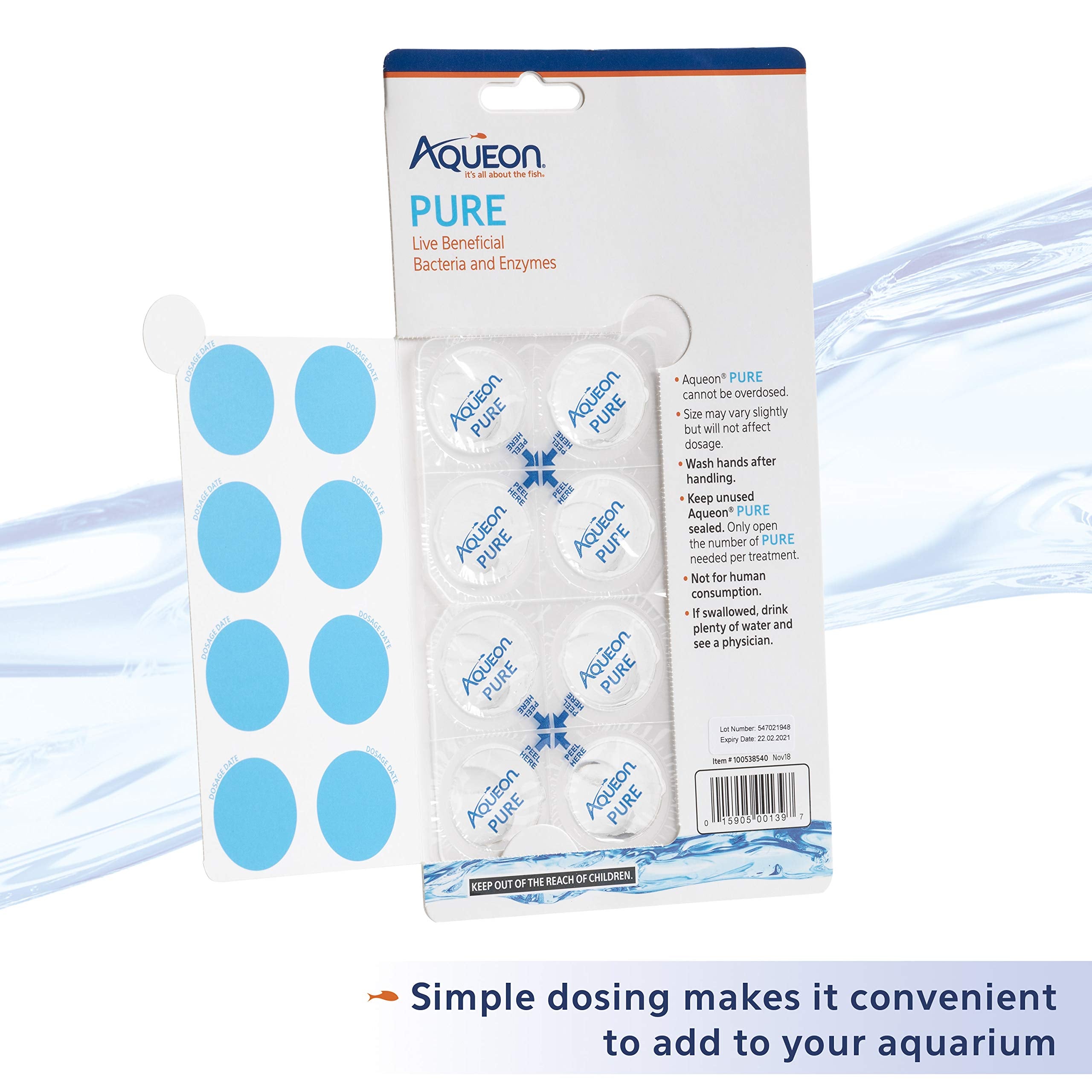 Aqueon Pure Bacteria Supplement - 8 Pack (30 Gallon)