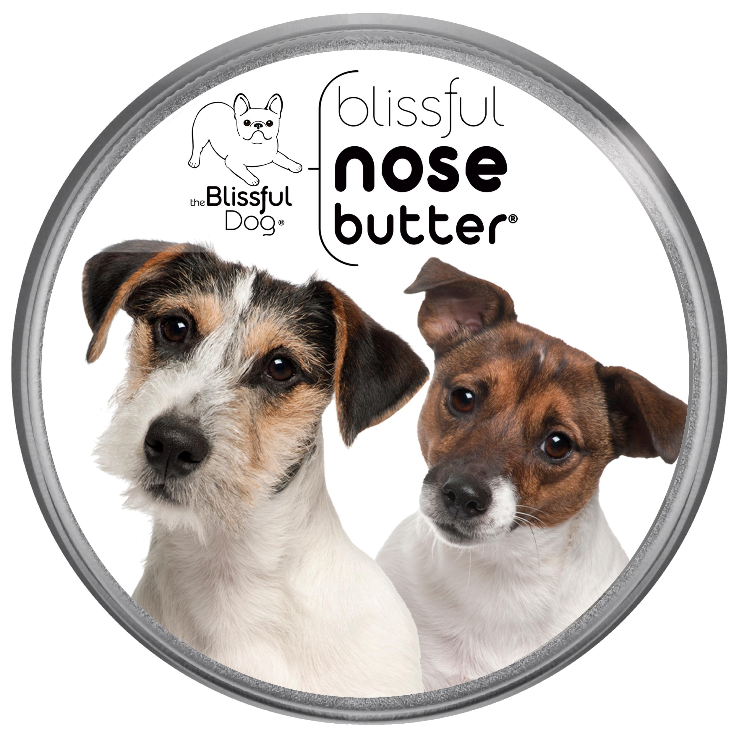 The Blissful Dog Jack Russell Terrier Unscented Nose Butter - Dog Nose Butter, 8 Ounce