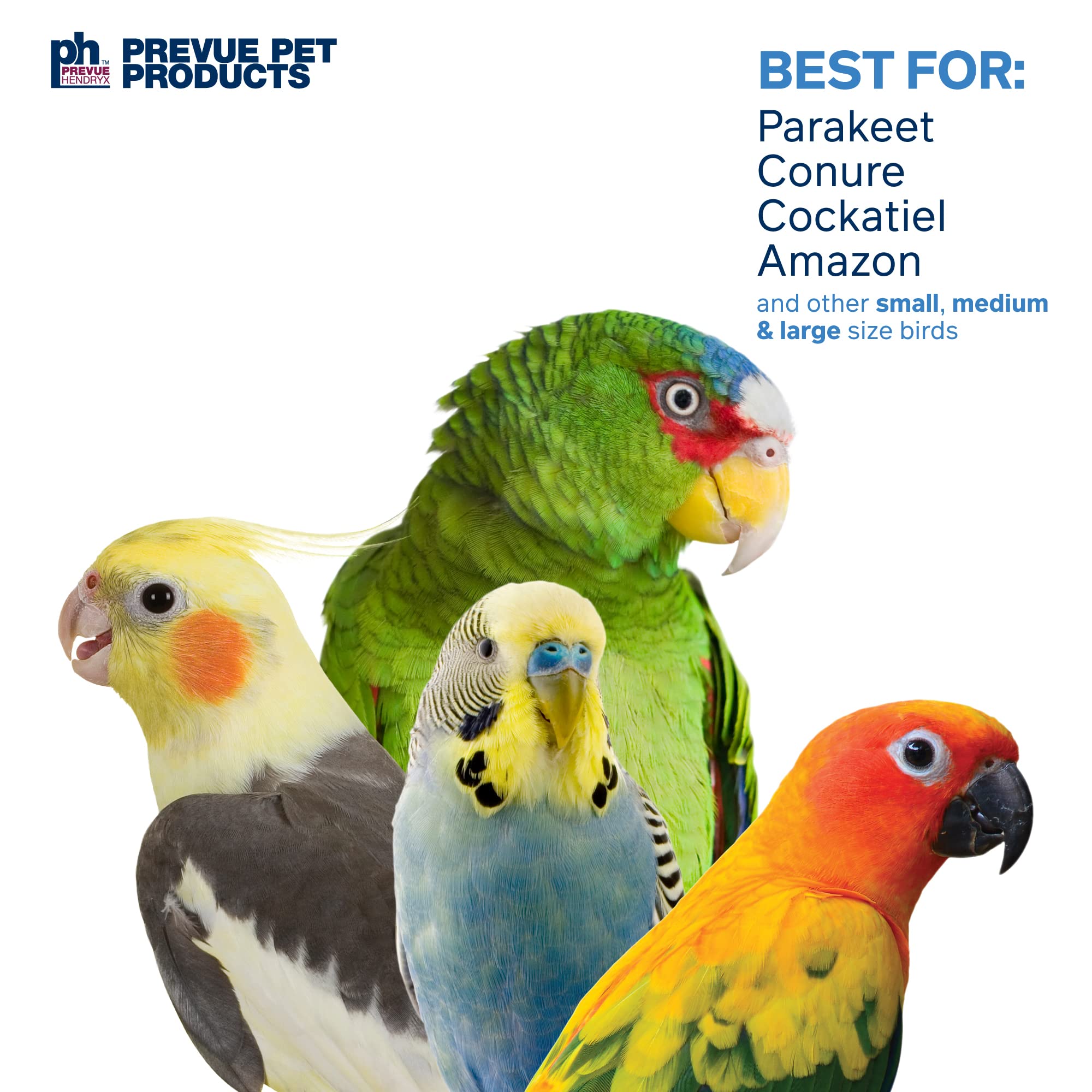 Prevue Hendryx 62801 Naturals Coco Hideaway With Ladder Bird Toy (3 Pack)