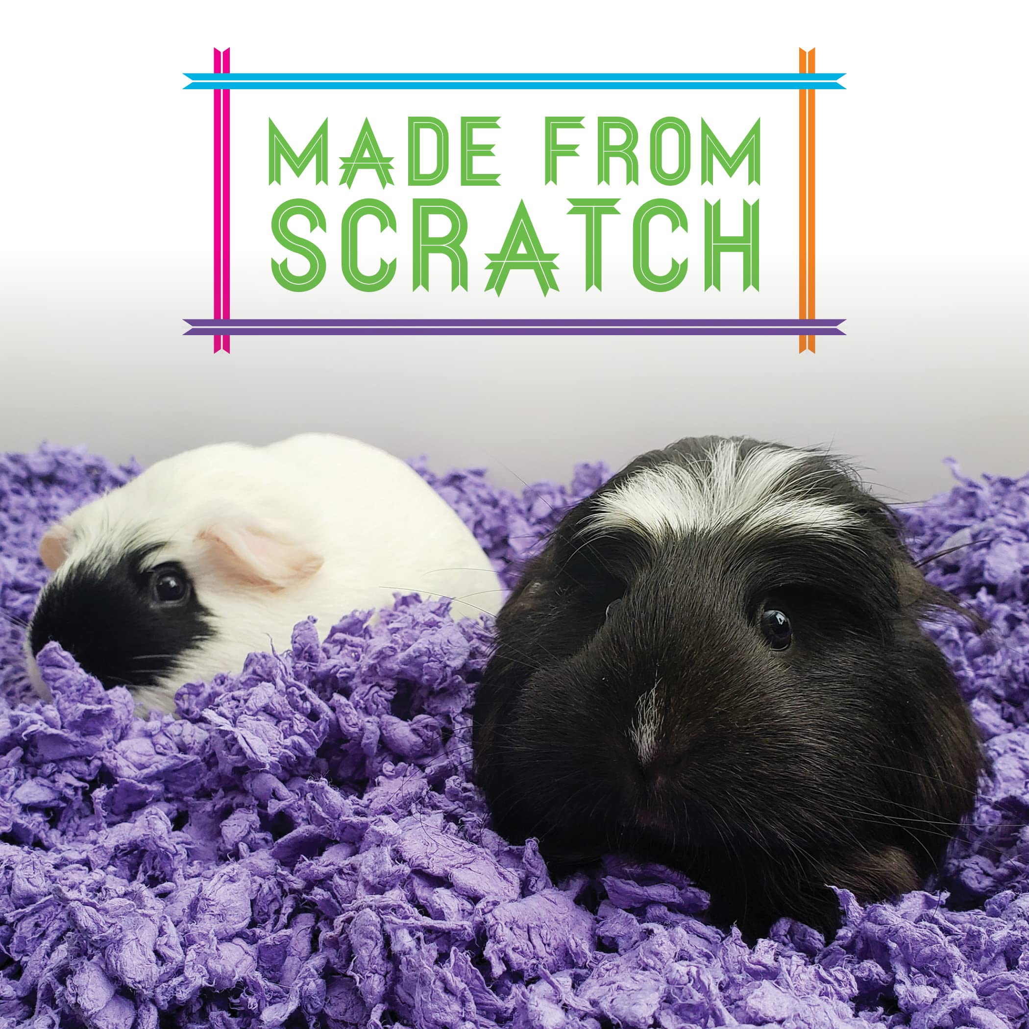 Carefresh Dust-Free Purple Natural Paper Small Pet Bedding With Odor Control, 10L