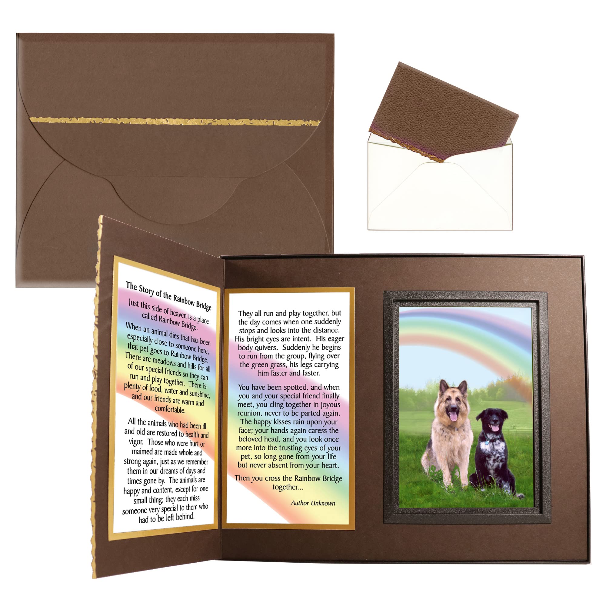 Expressly Yours! Photo Expressions Pet Lover Remembrance Gift Rainbow Bridge Poem Pet Memorial Picture Frame Keepsake And Sympat