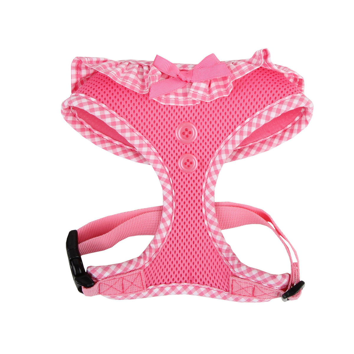 Authentic Puppia Vivien Harness, Pink, Medium