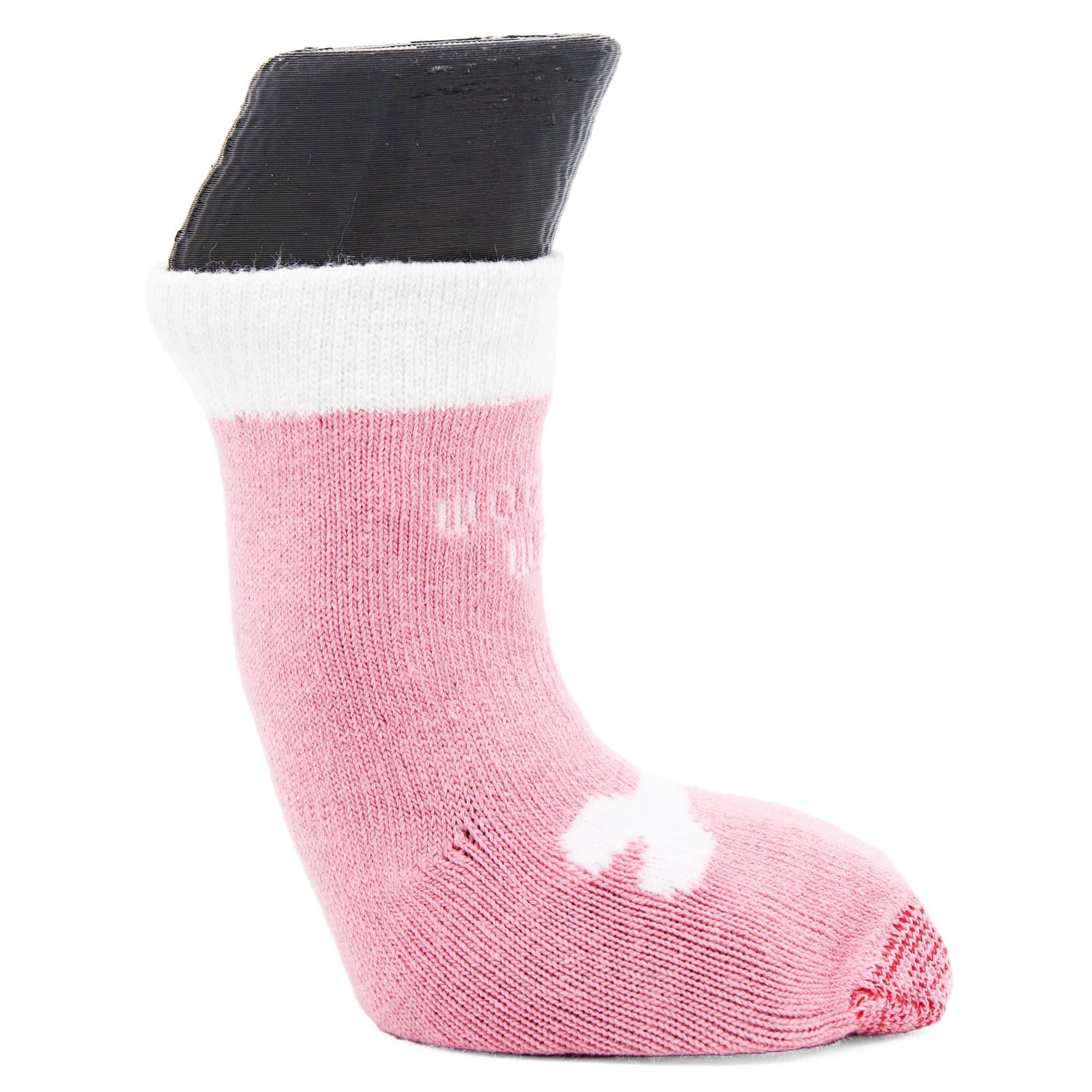 Woodrow Wear, Power Paws Advanced Dog Socks, Pink With A Bone, Xl, Fits 95-130 Pounds