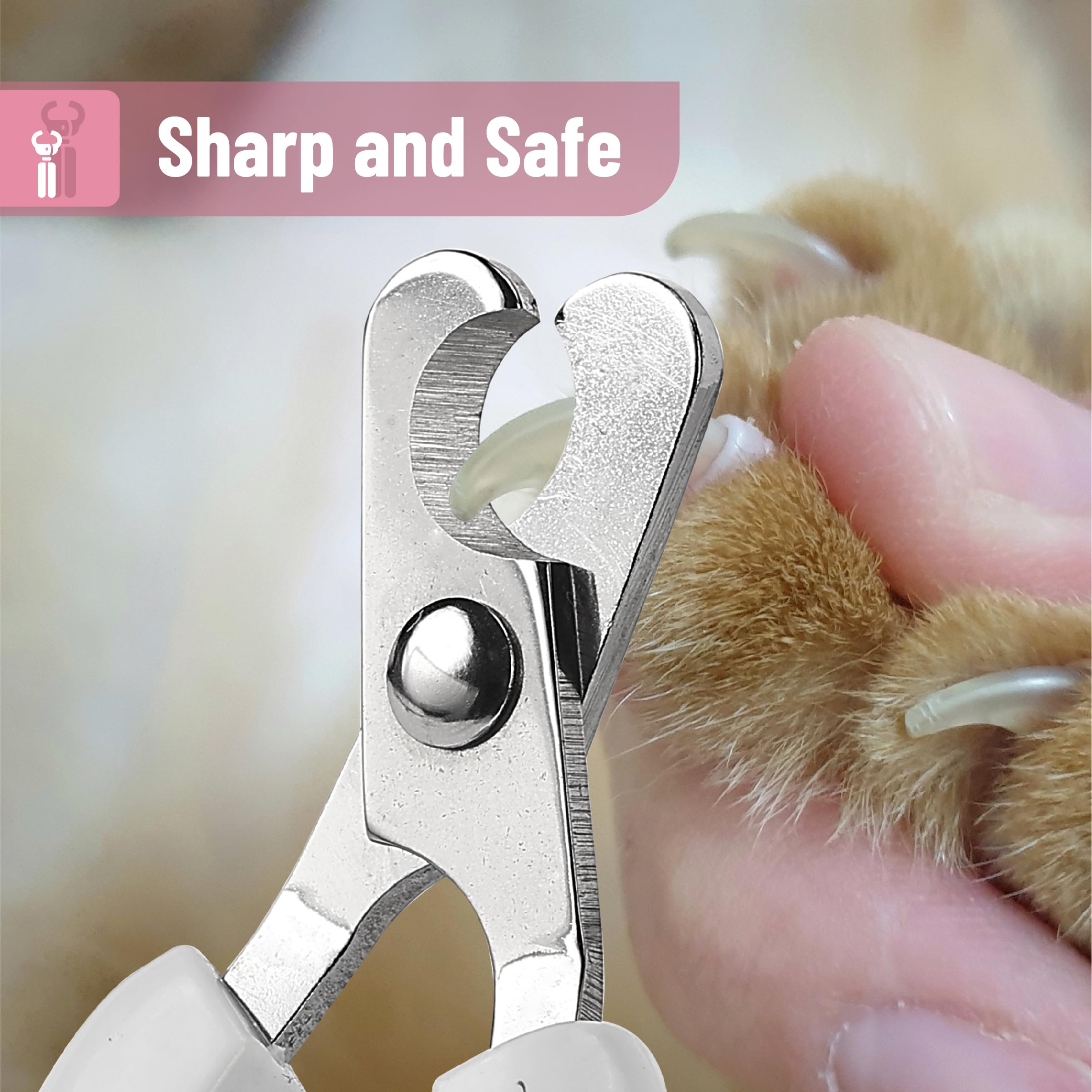 Mr. Pen- Cat Nail Clipper, Orange, Cat Nail Trimmer, Cat Nail Clippers, Cat Claw Clippers, Cat Clippers For Nails, Pet Nail Clippers, Kitten Nail Clipper, Small Dog Nail Clipper, Cat Claw Trimmer
