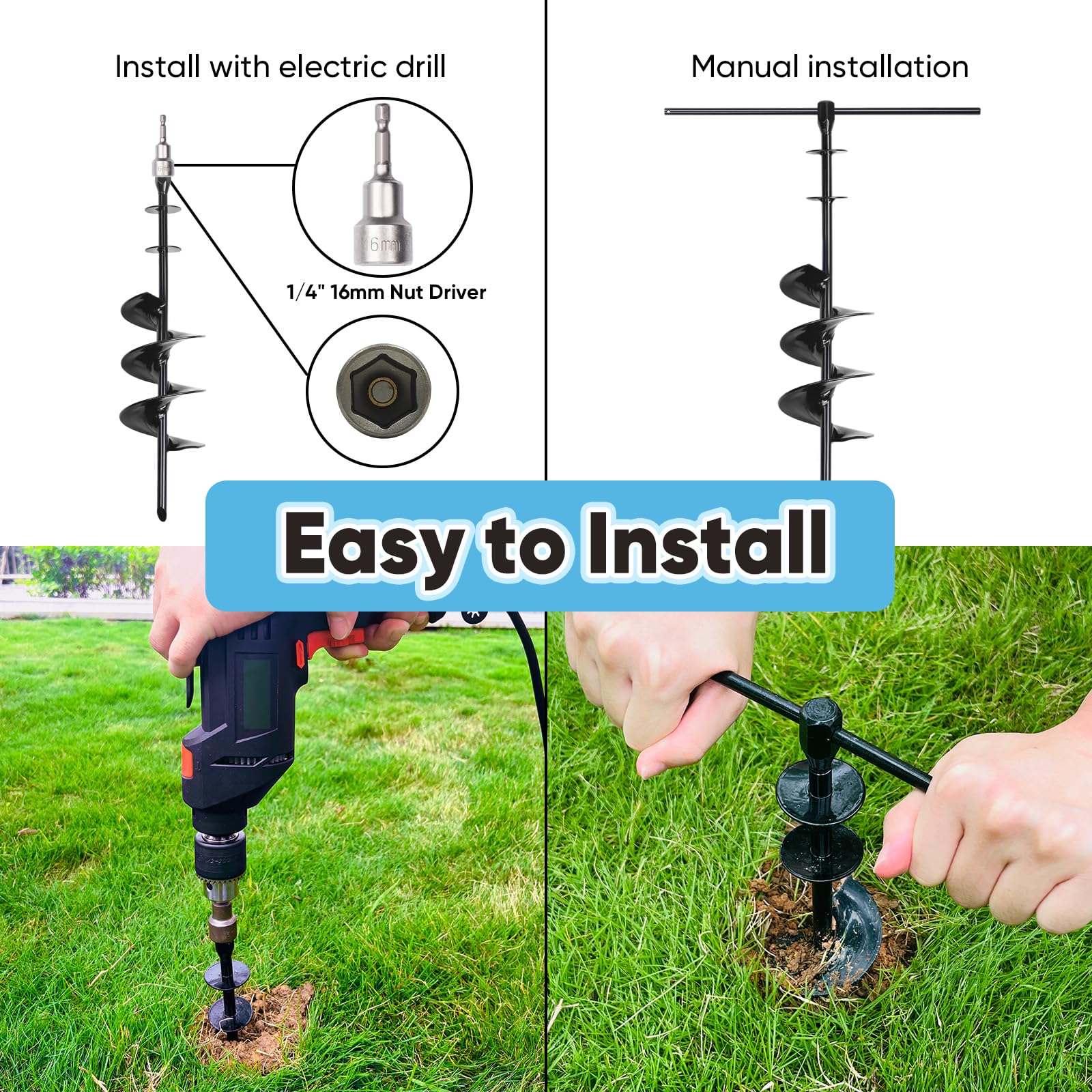 Heavy Duty Dog Tie-Out Cable And Stake For Yard Camping, With 30Ft Heavy Duty Cable With Spring, For Small Medium Large Dogs Up