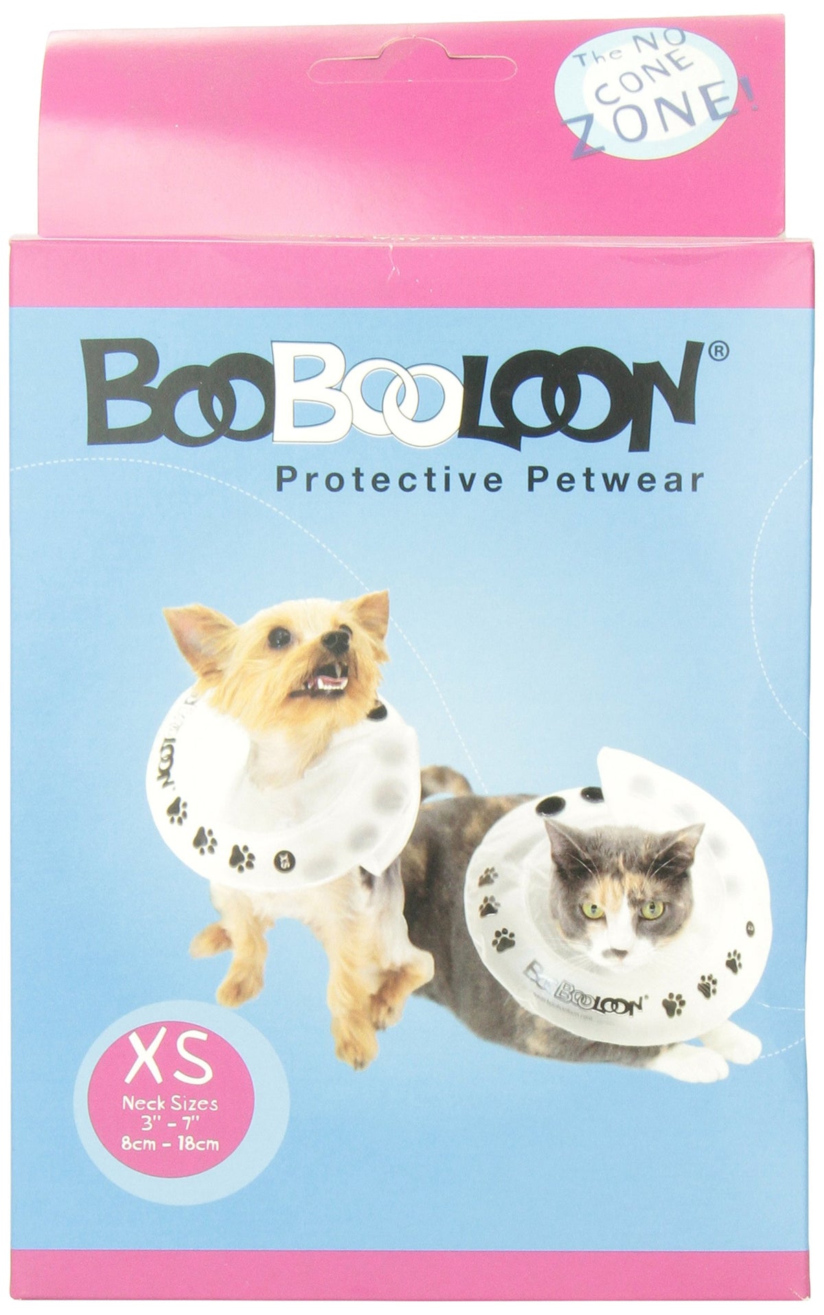 Boobooloon Inflatable Pet Recovery Collar 1 Extra Small Size