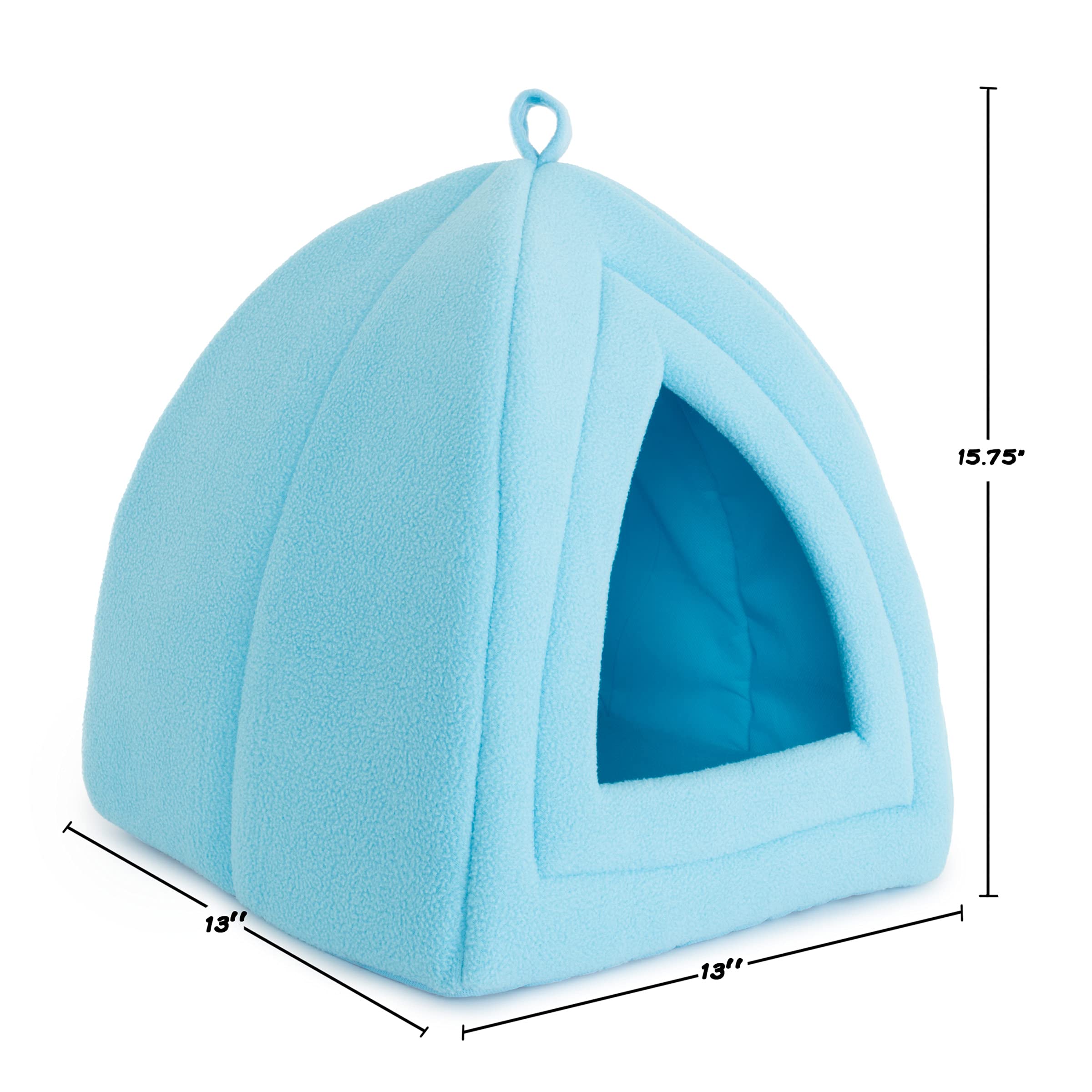 Cat House - Indoor Bed With Removable Foam Cushion - Pet Tent For Puppies, Rabbits, Guinea Pigs, Hedgehogs, And Other Small Anim