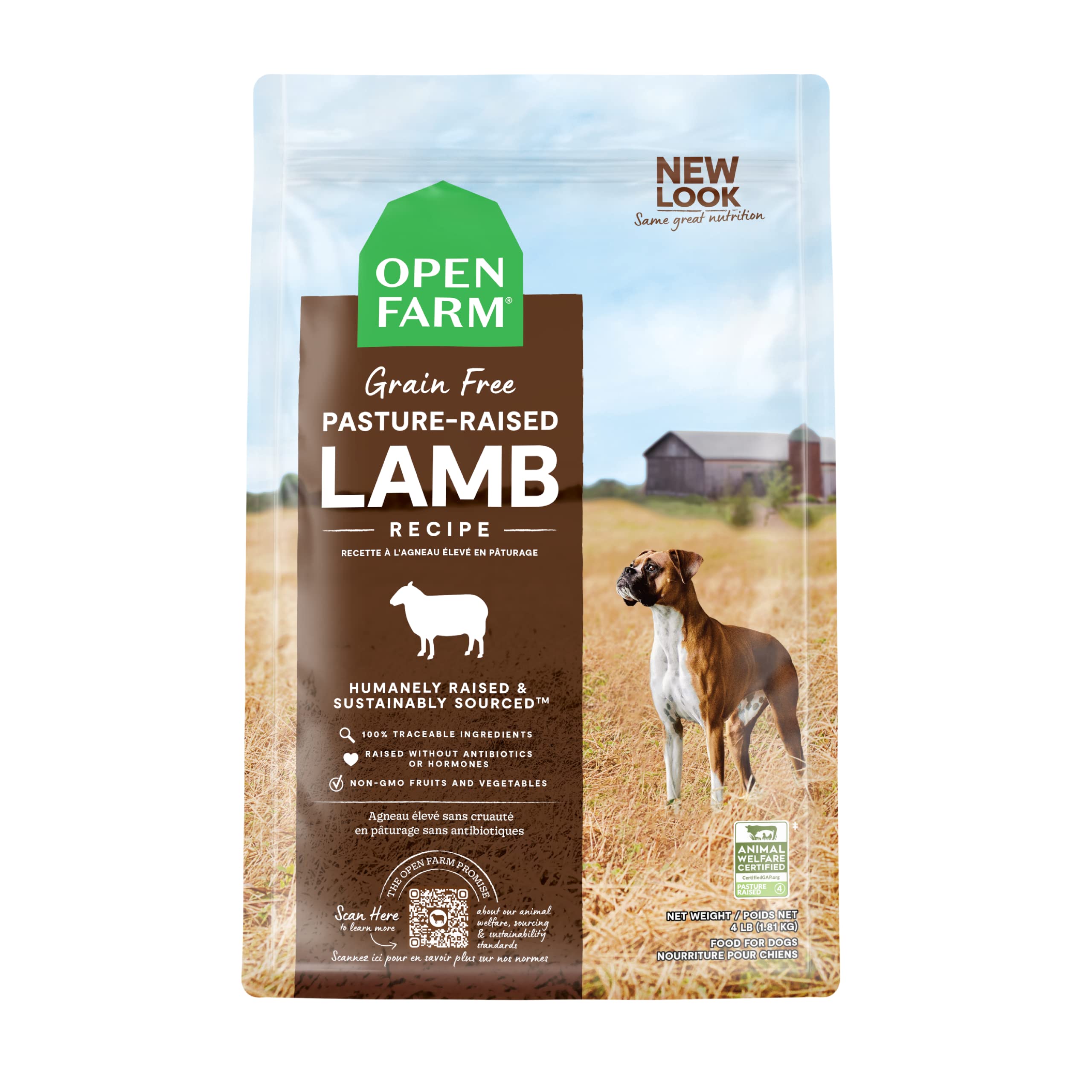 Open Farm Grain-Free Dry Dog Food with Ethically Sourced Ingredients, Non-GMO Veggies & Superfoods to Support Overall Health, Pa