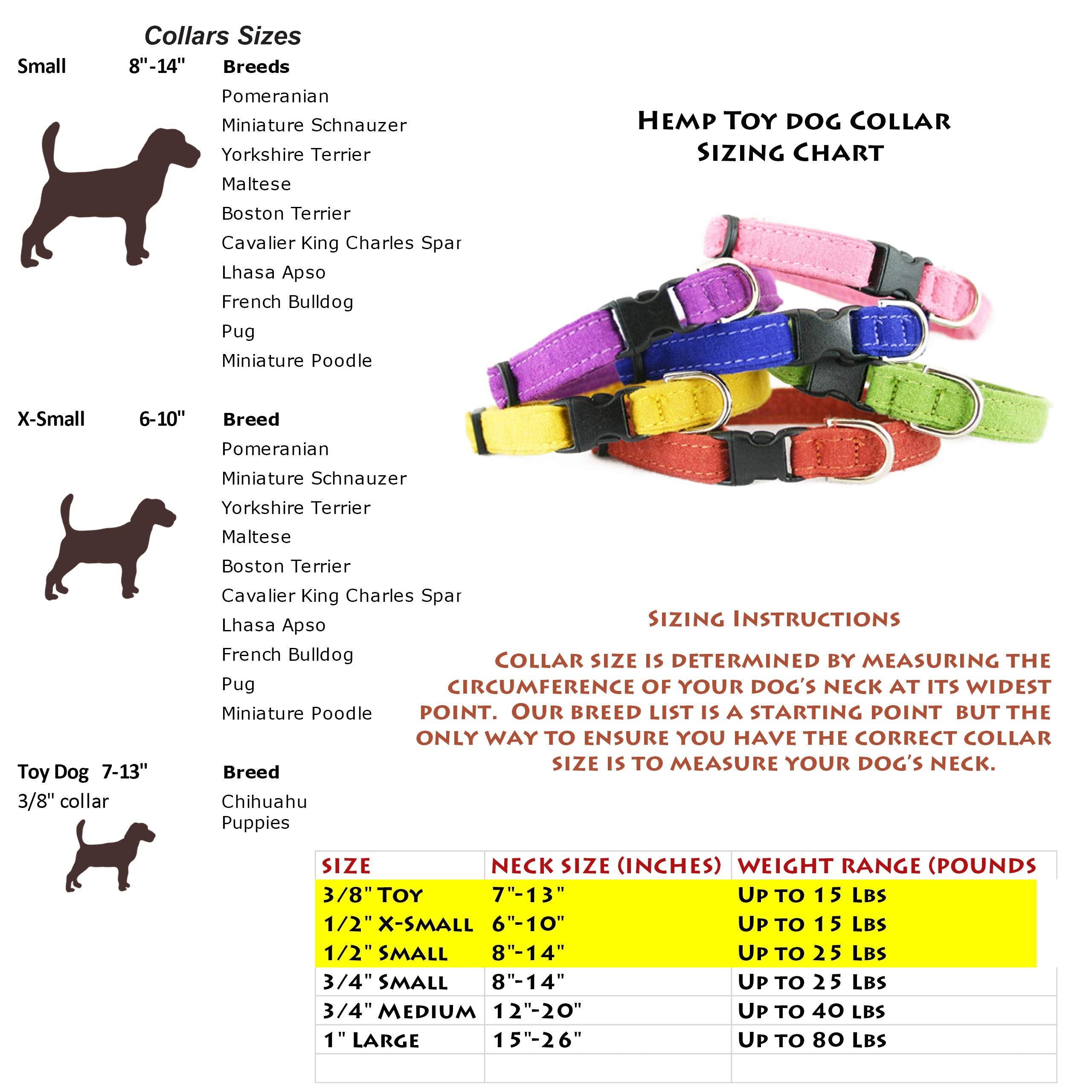 Toy Dog Collars (Avocado)