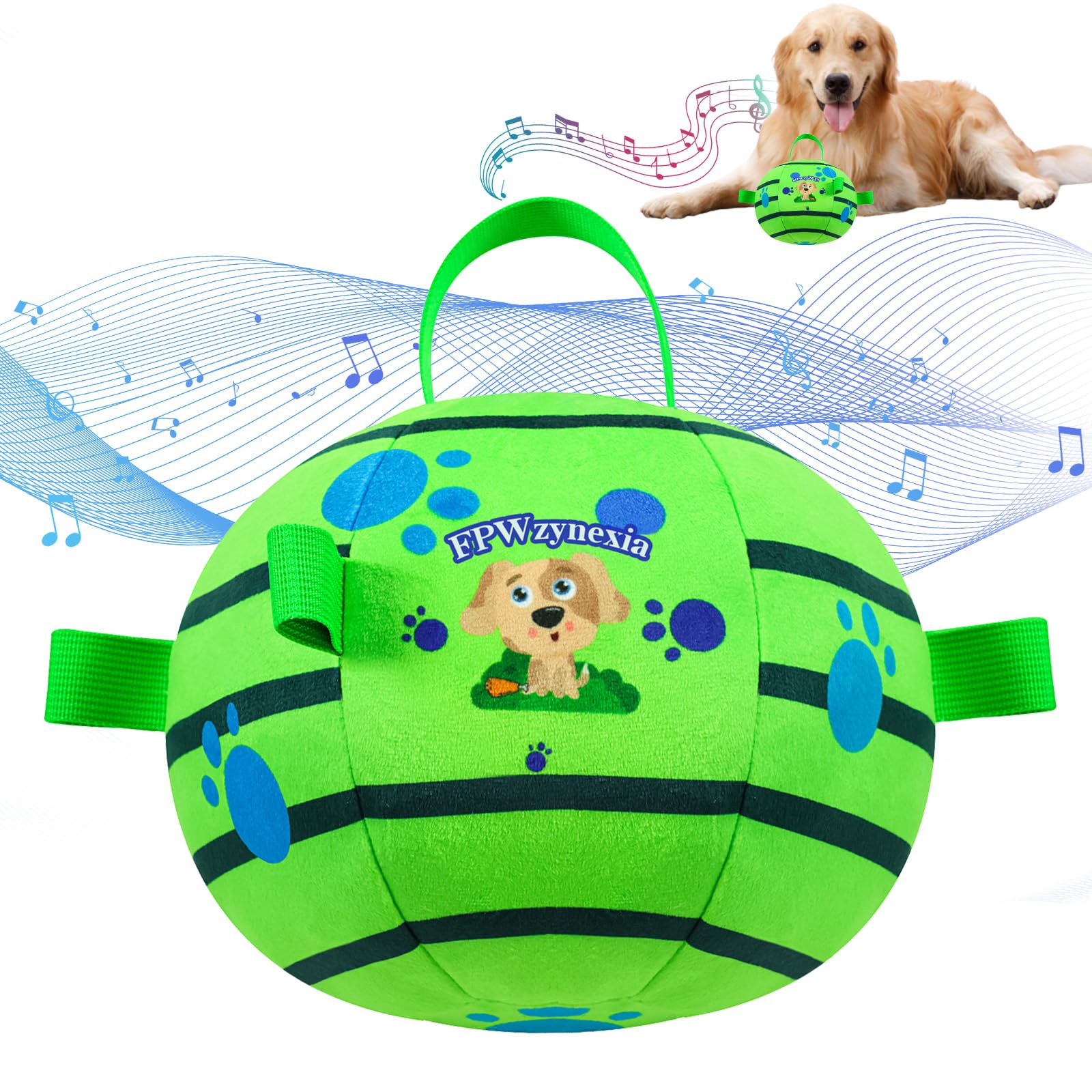 Yiateoit Interactive Dog Toys,Remote Control Dog Balls With Jumping, Rolling & Moving Functions - Includes A Vibrating Dog Ball 