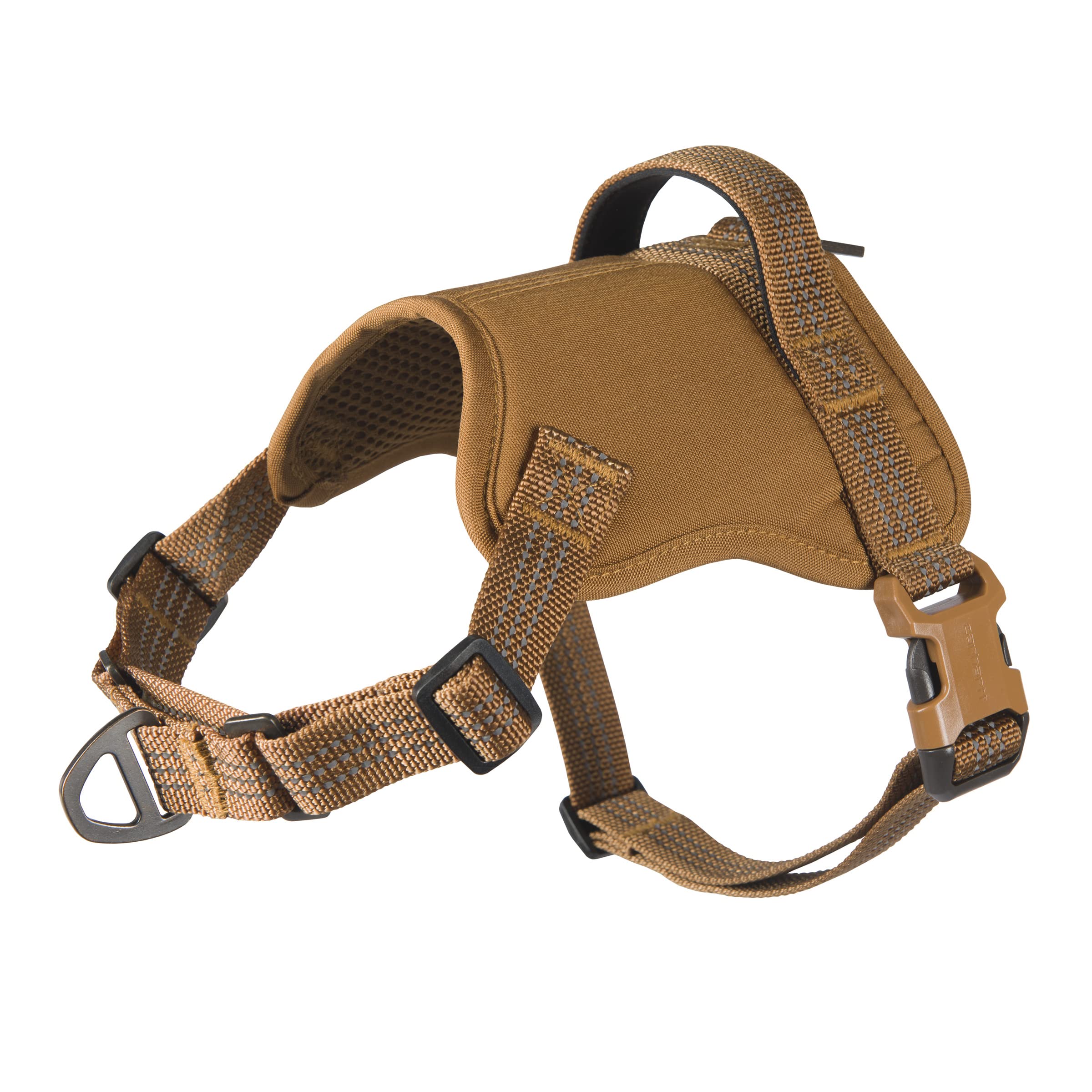 Carhartt Nylon Duck No Pull Dog Harness, Fully Adjustable Dog Harness With Quick Control Handle And Reflective Accents, Carhartt
