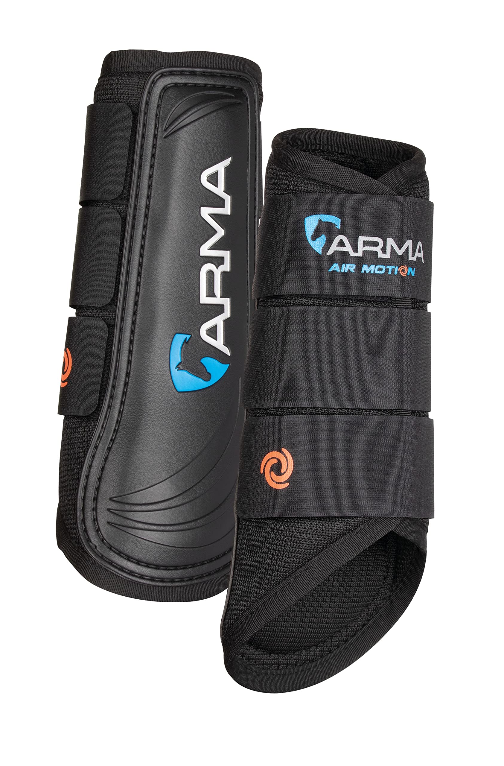 Shires Arma Air Motion Brushing Boots (Black, Pony)