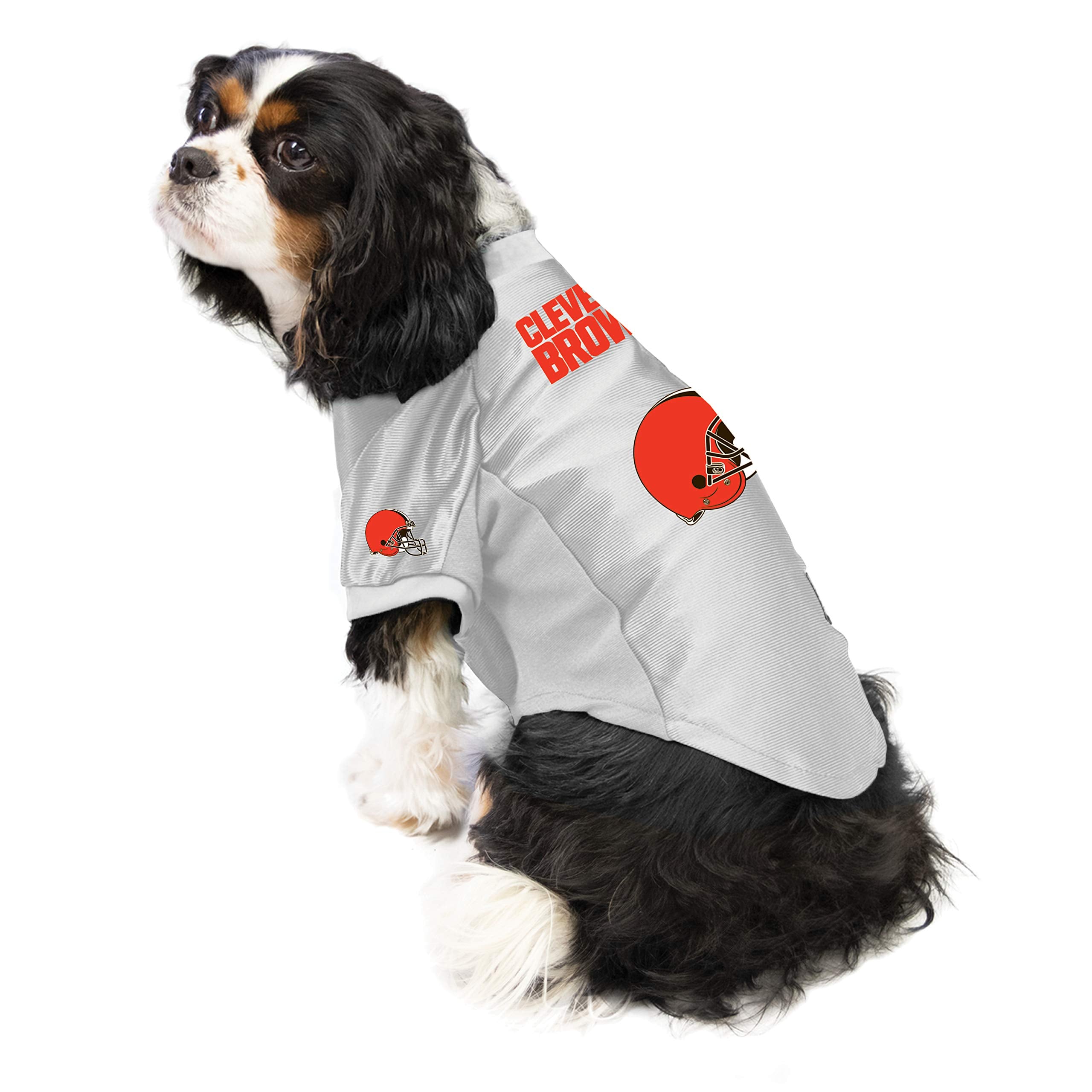 Littlearth Cleveland Browns NFL Stretch Pet Jerseys for Big Dogs