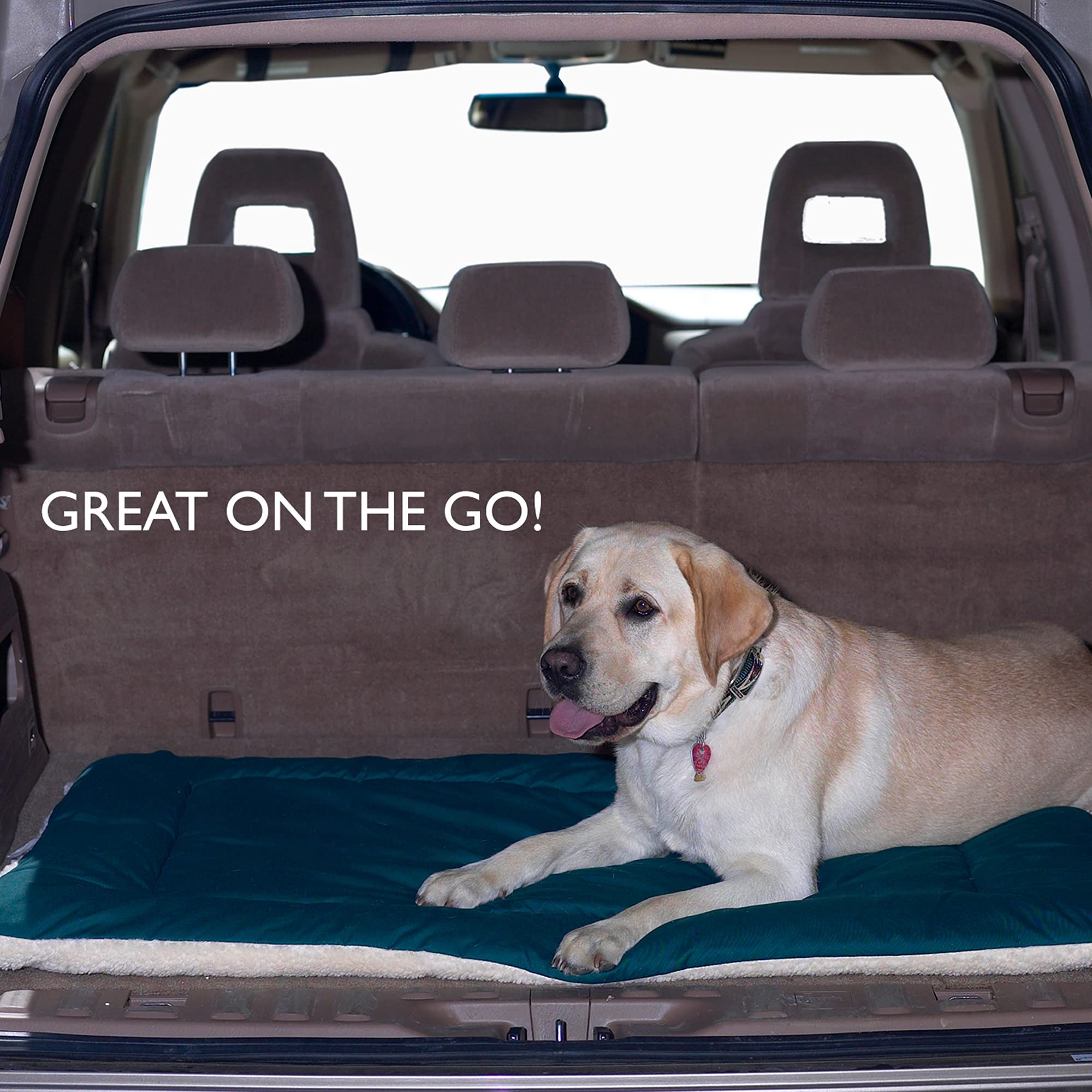 Pet Dreams Dog Crate Bed - Non Toxic Dog Bed, The Original Dog Crate Padkennel Mat, Soft Dog Kennel Bed, Reversible Travel Dog B