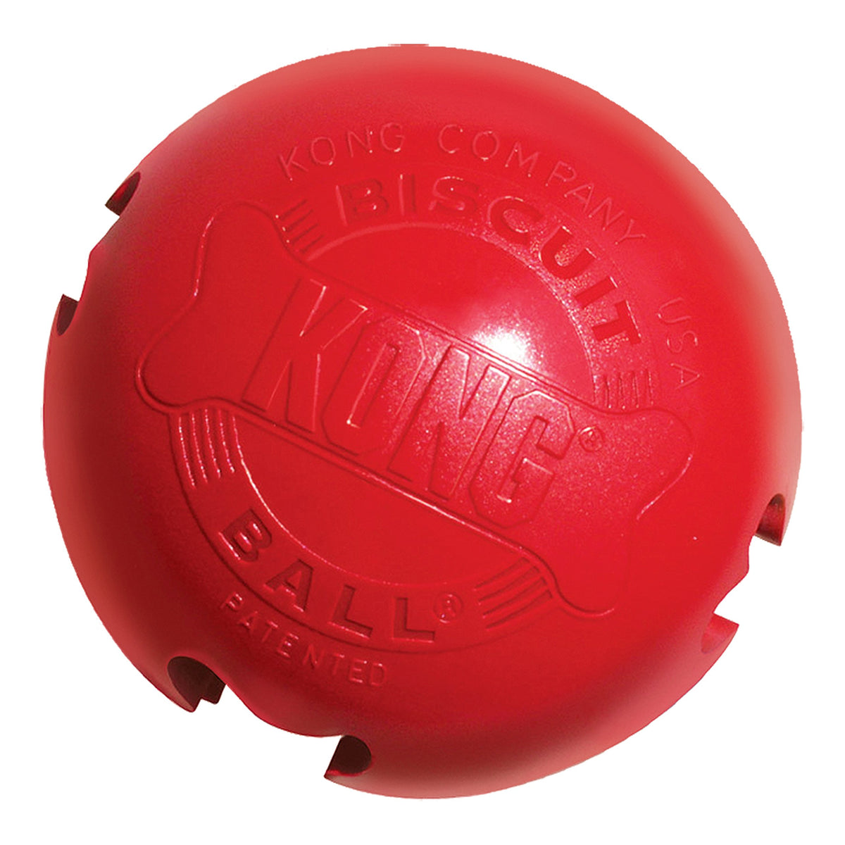 Kong - Biscuit Ball - Durable Rubber, Treat Dispensing Toy - For Small Dogs
