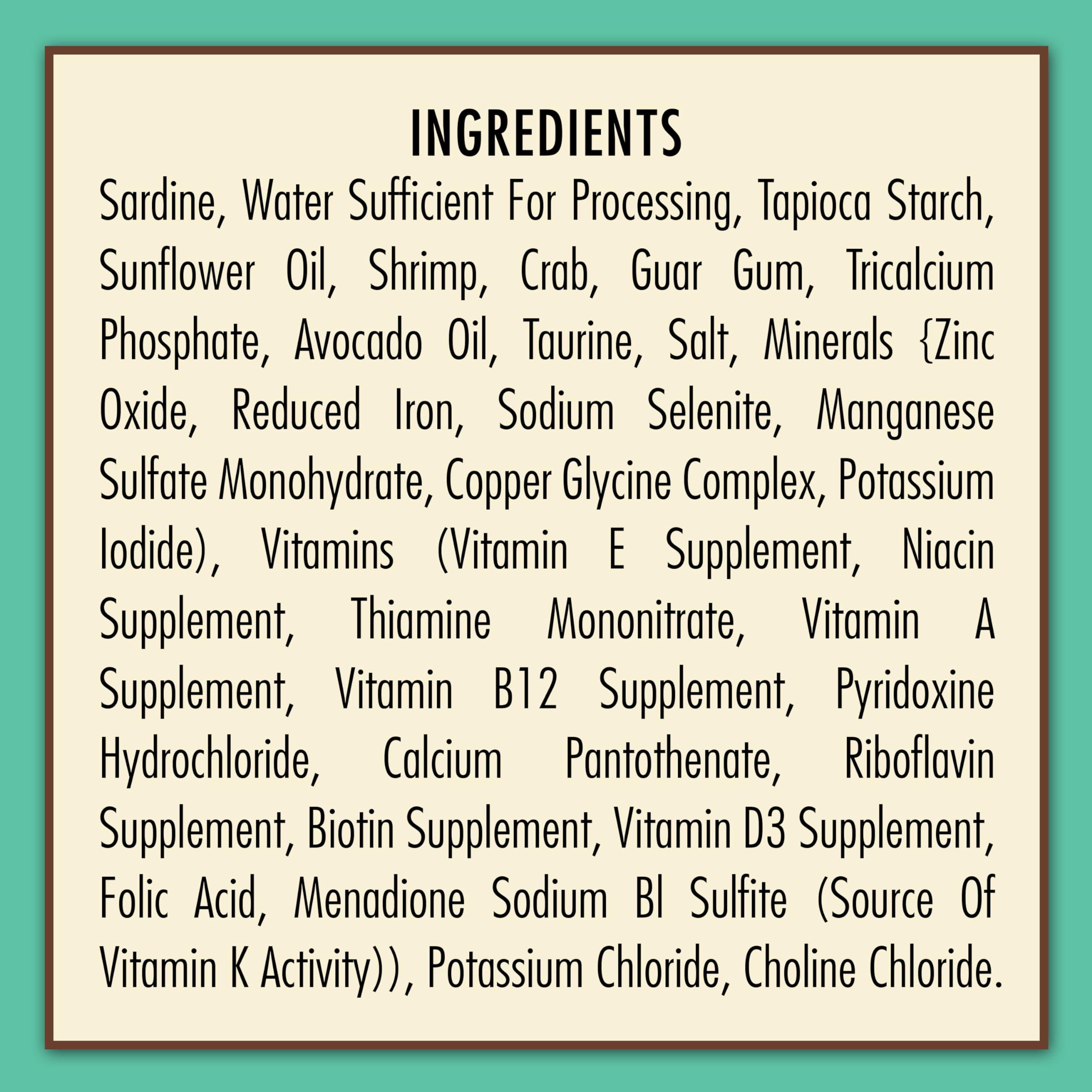 AvoDerm Grain Free Sardine, Shrimp & Crab Canned Cat Food, 24 x 3oz Cans