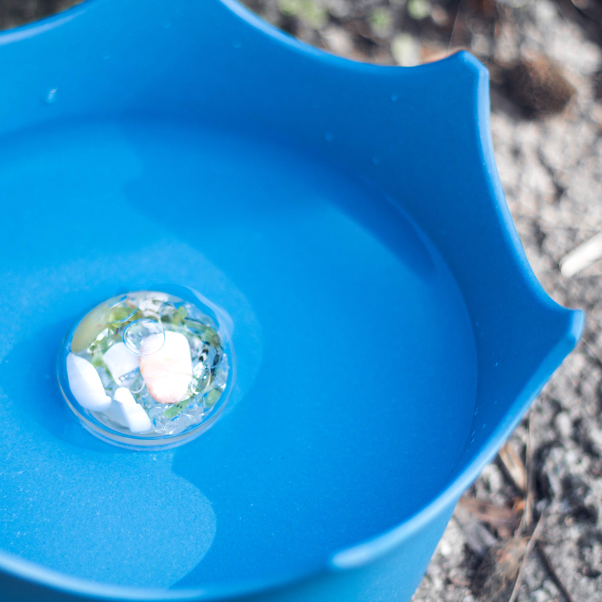 Vitajuwel Crownjuwel Bowl | Crystal Water For Cats & Dogs | Ocean Blue